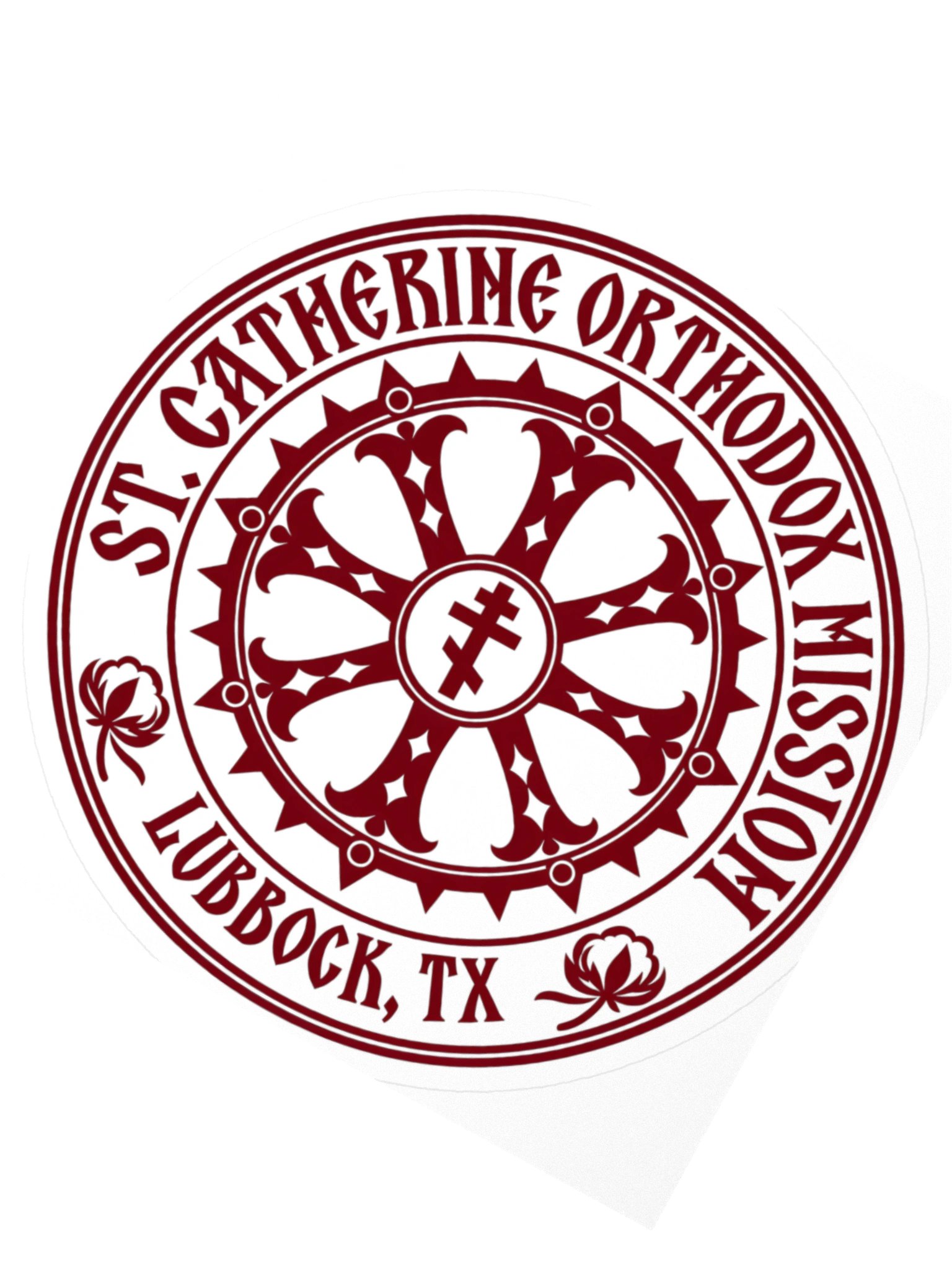 St. Catherine Orthodox Mission — Heritage Seal Sticker product image (4)