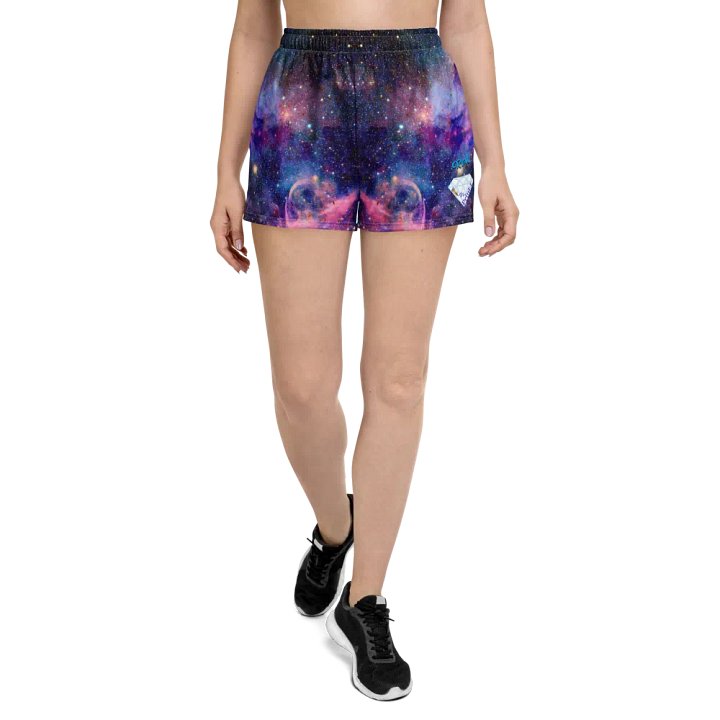 Sportshorts mit Allover-Print für Unisex, Galaxy2 product image (1)