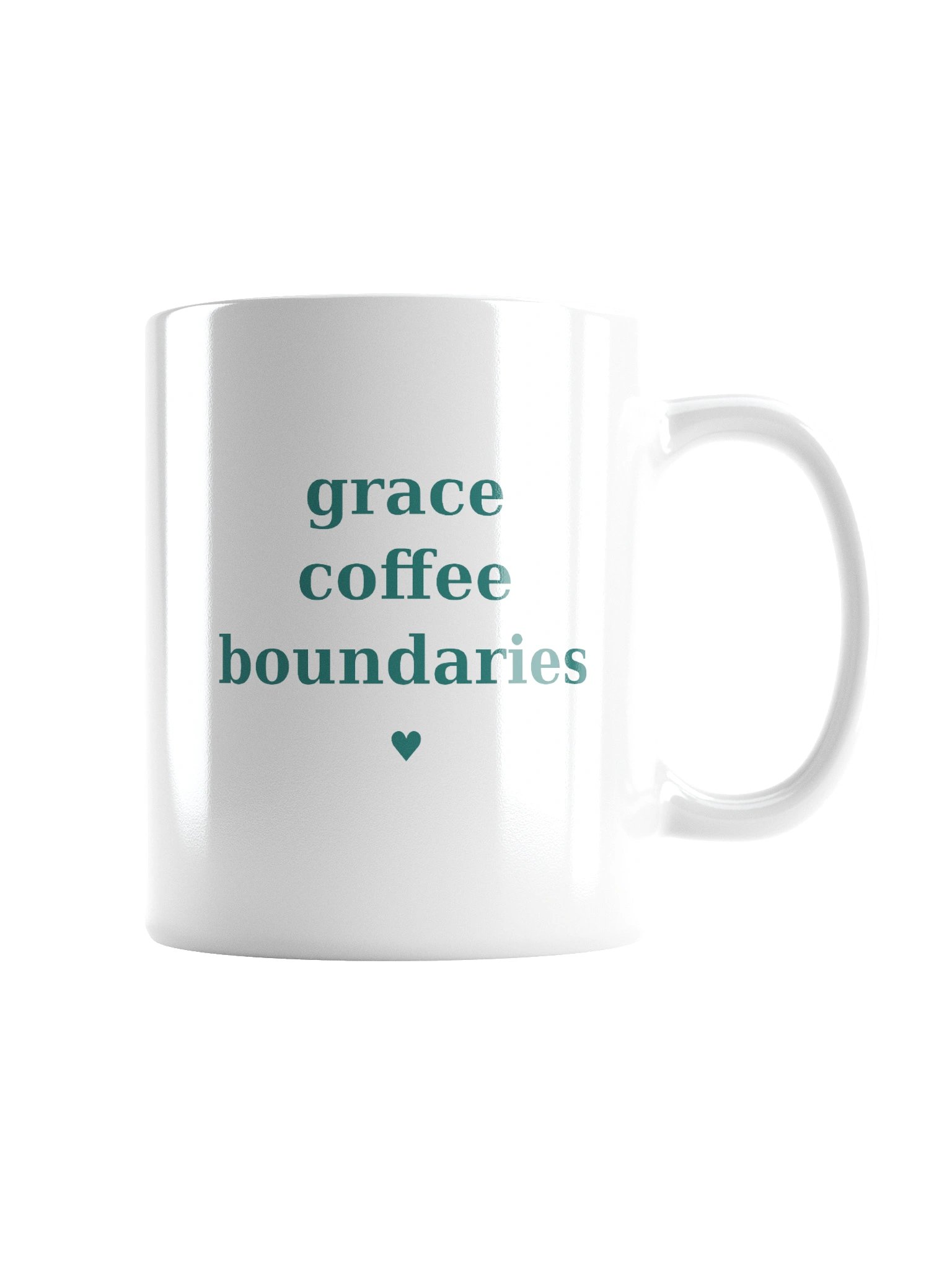 Grace Coffee Boundaries Mug | Funny Faith Inspired Coffee Cup | Second Act Gift for Women product image (4)