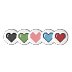 Pixel Heart Pin Button Set – Cute Gamer Pins for Backpacks, Jackets, Retro Aesthetic Gifts