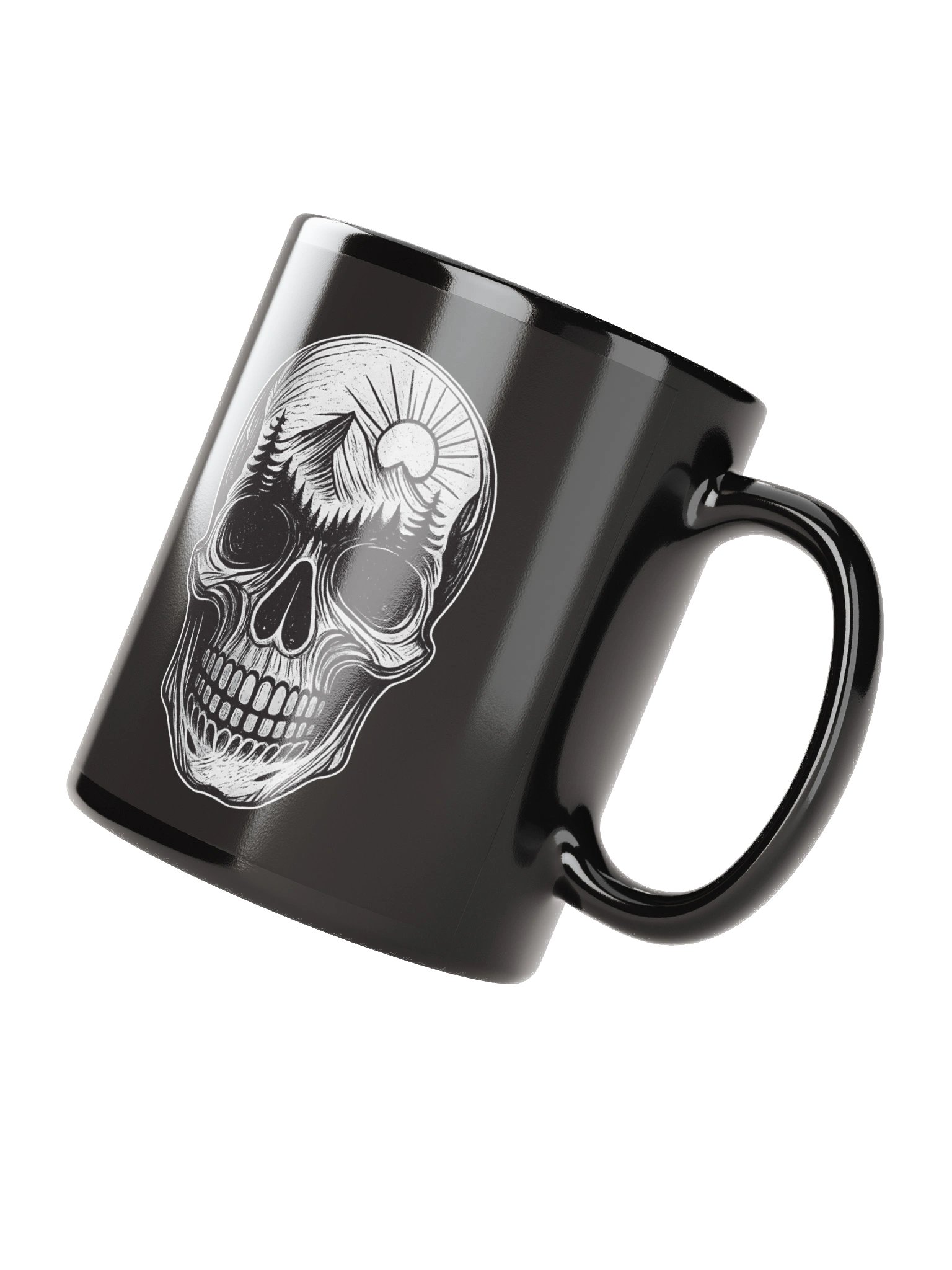 Rugged Sportsmen Skull & Mountain Coffee Mug product image (4)