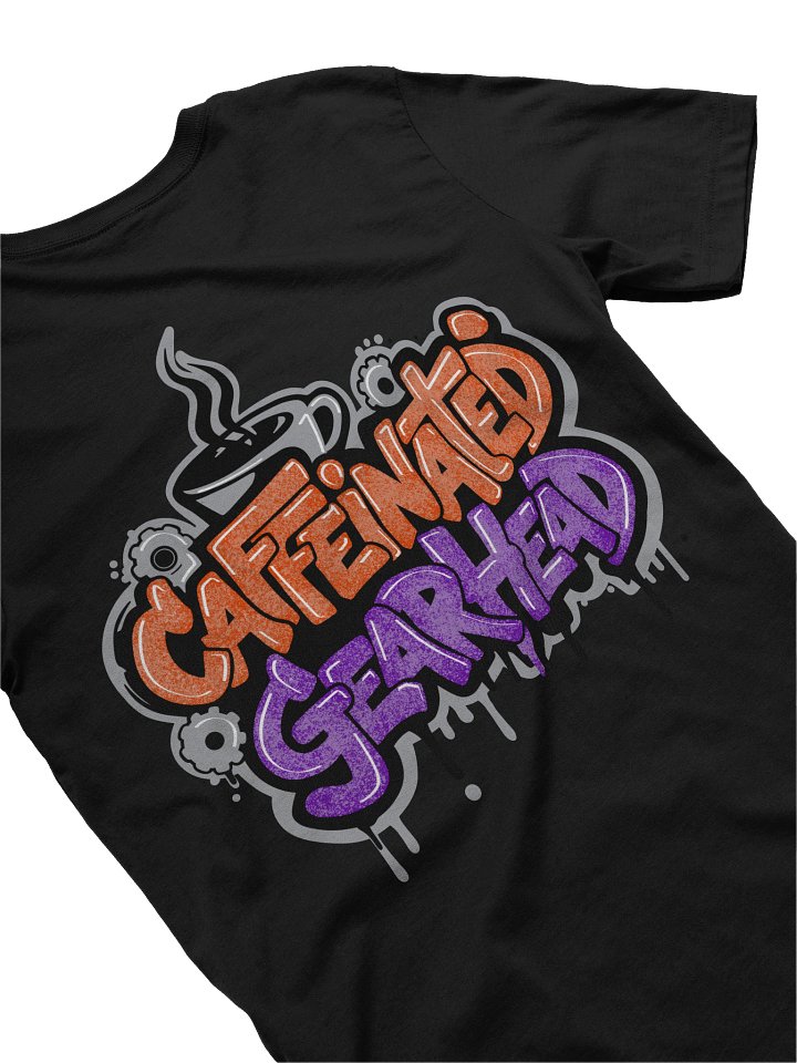Caffeinated Gearhead Graffiti - T-Shirt product image (1)
