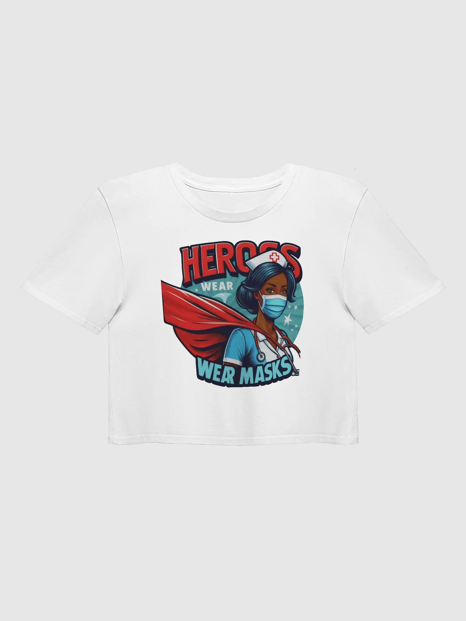 Professional Nurse: Heroic Nurse Tribute Women's Premium Crop Top product image (7)