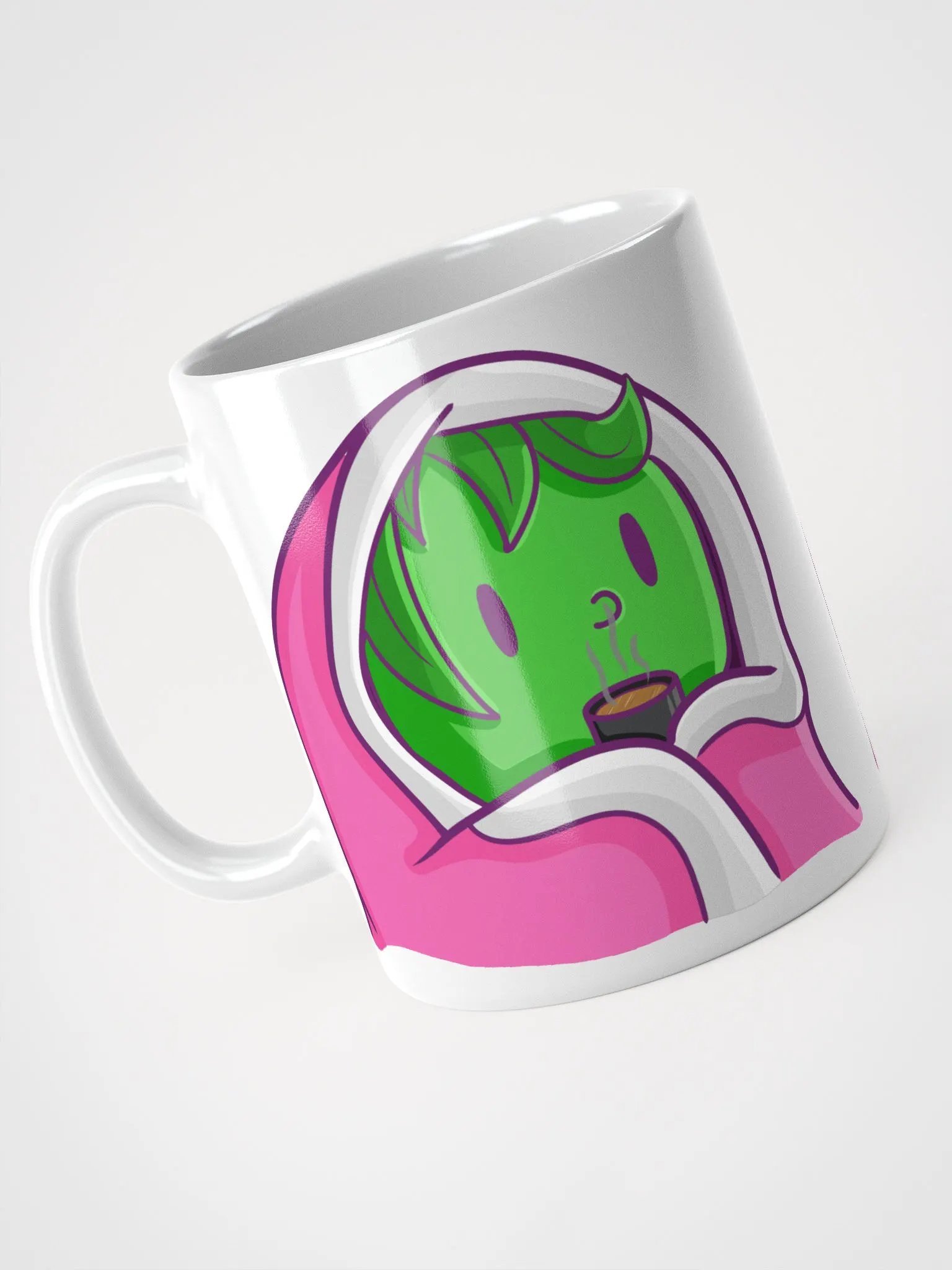 Pink Rose Cuddler Mug | Art by Duck product image (3)