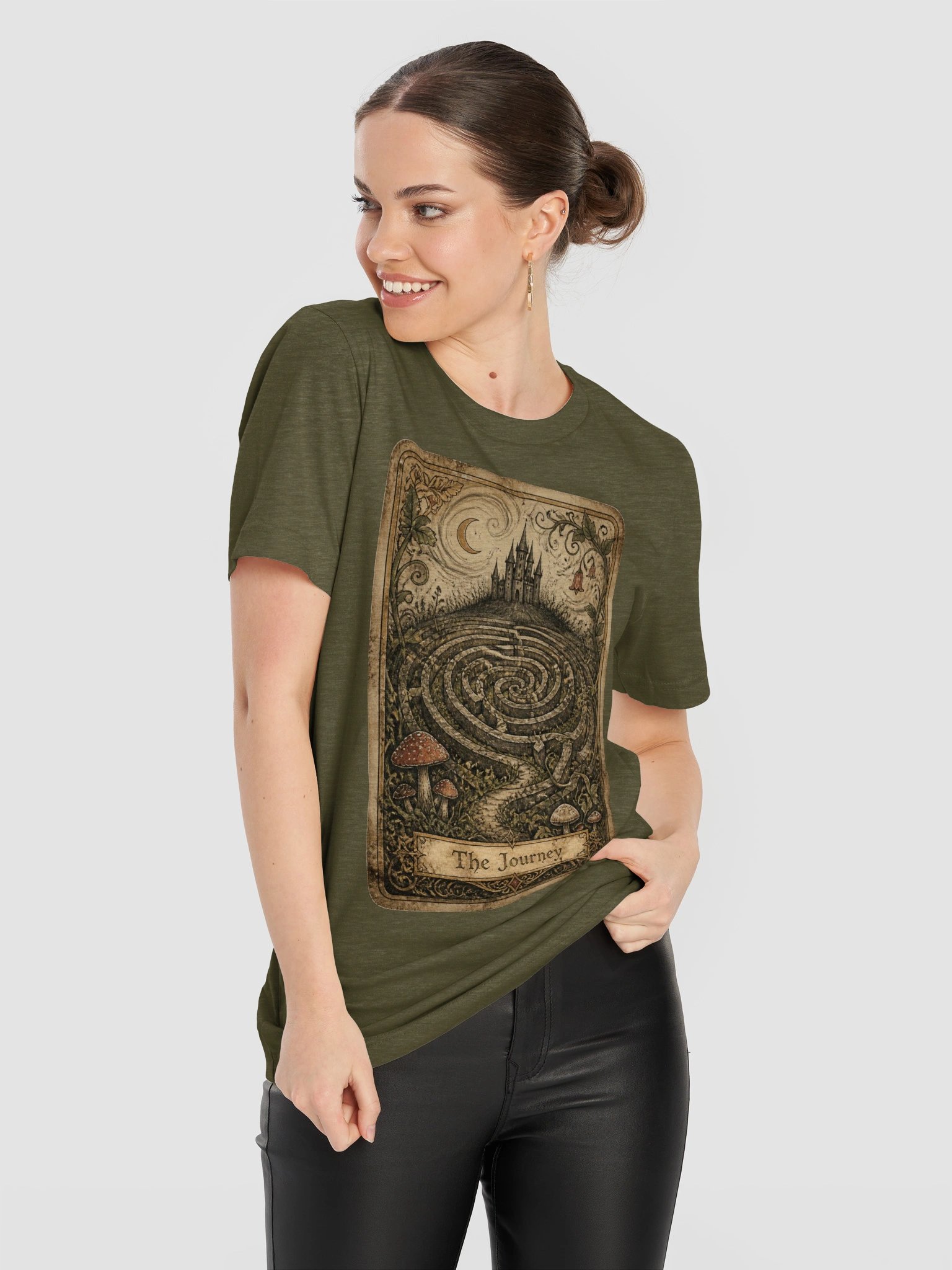 The Journey Tarot/Oracle Inspired Shirt, Labyrinth Dark Fantasy Tee product image (12)