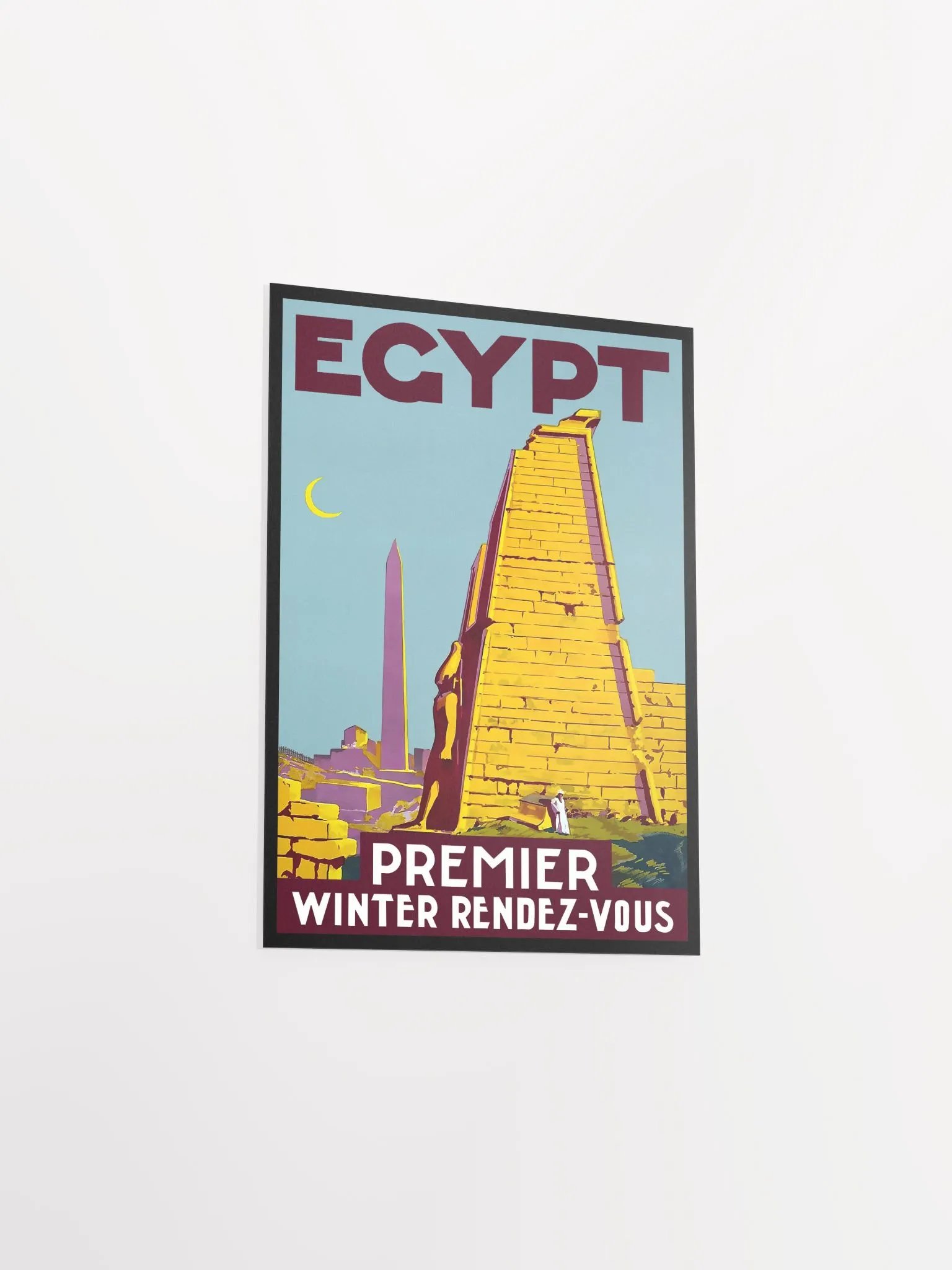 Egypt for Winter, 1930s — retro vintage travel poster product image (8)