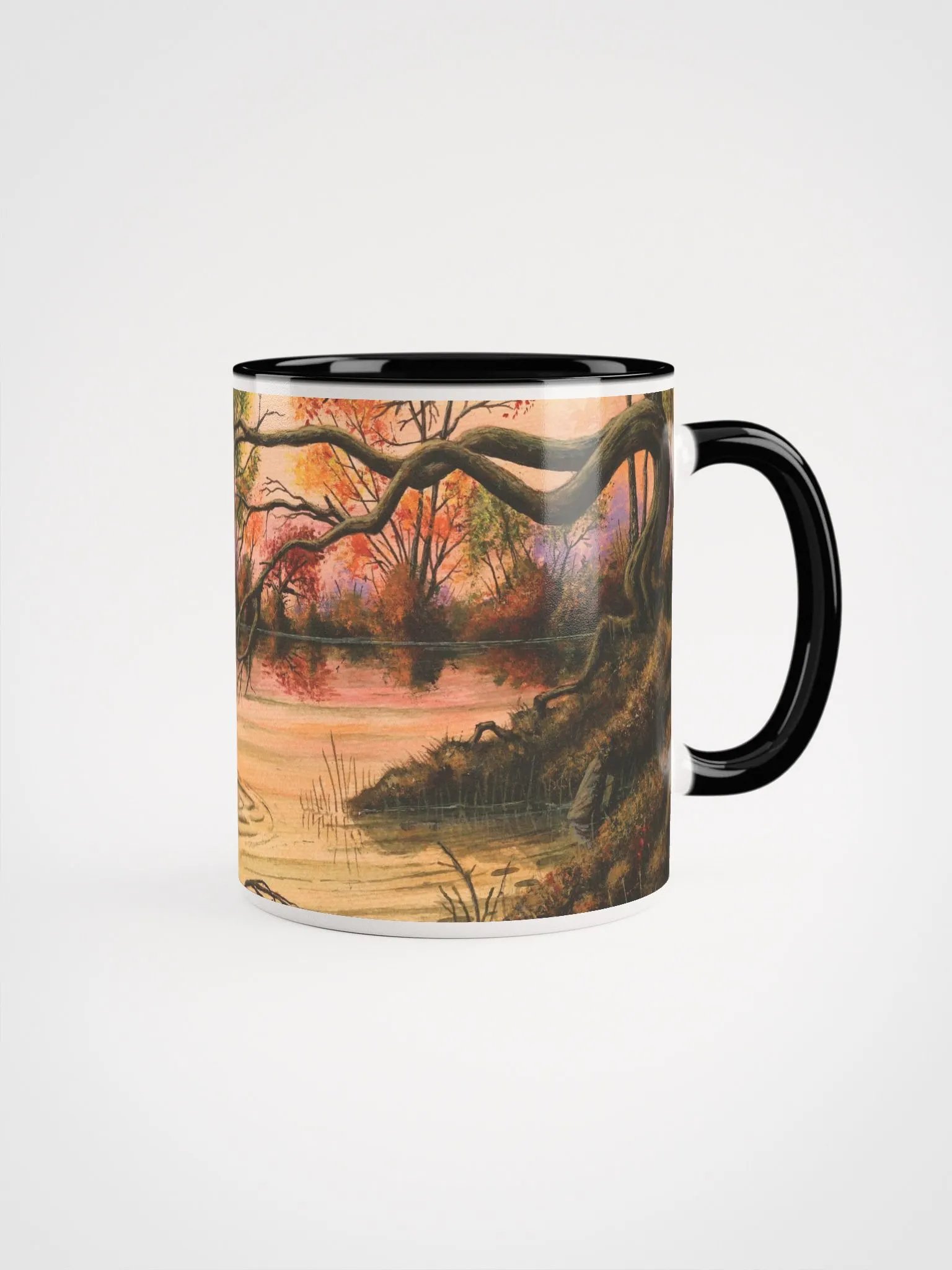 Swan in Autumn Ceramic Mug product image (2)