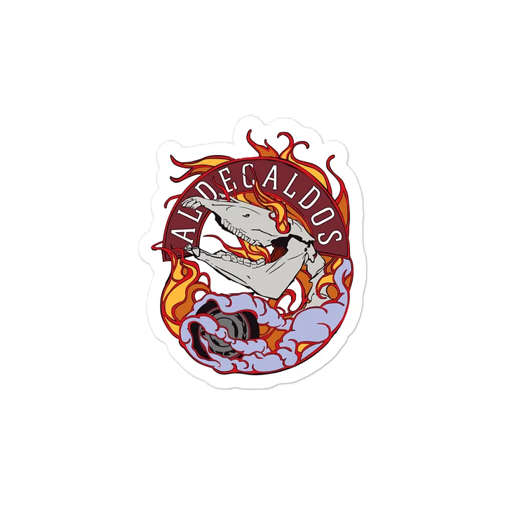 Aldecaldos Skull Flame Emblem Vinyl Decal product image (2)