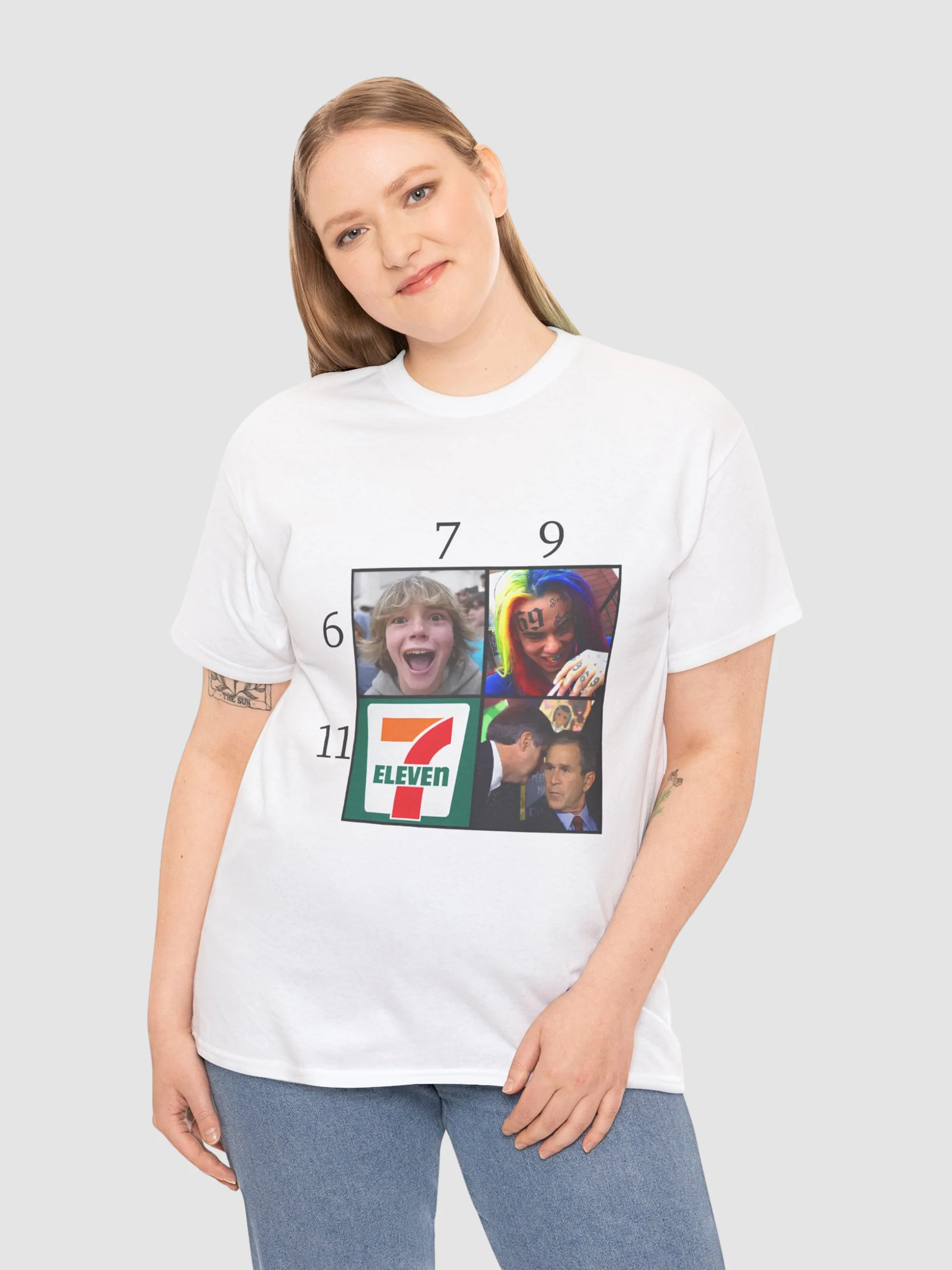 67911 6ix9ine George W Bush Shirt product image (1)
