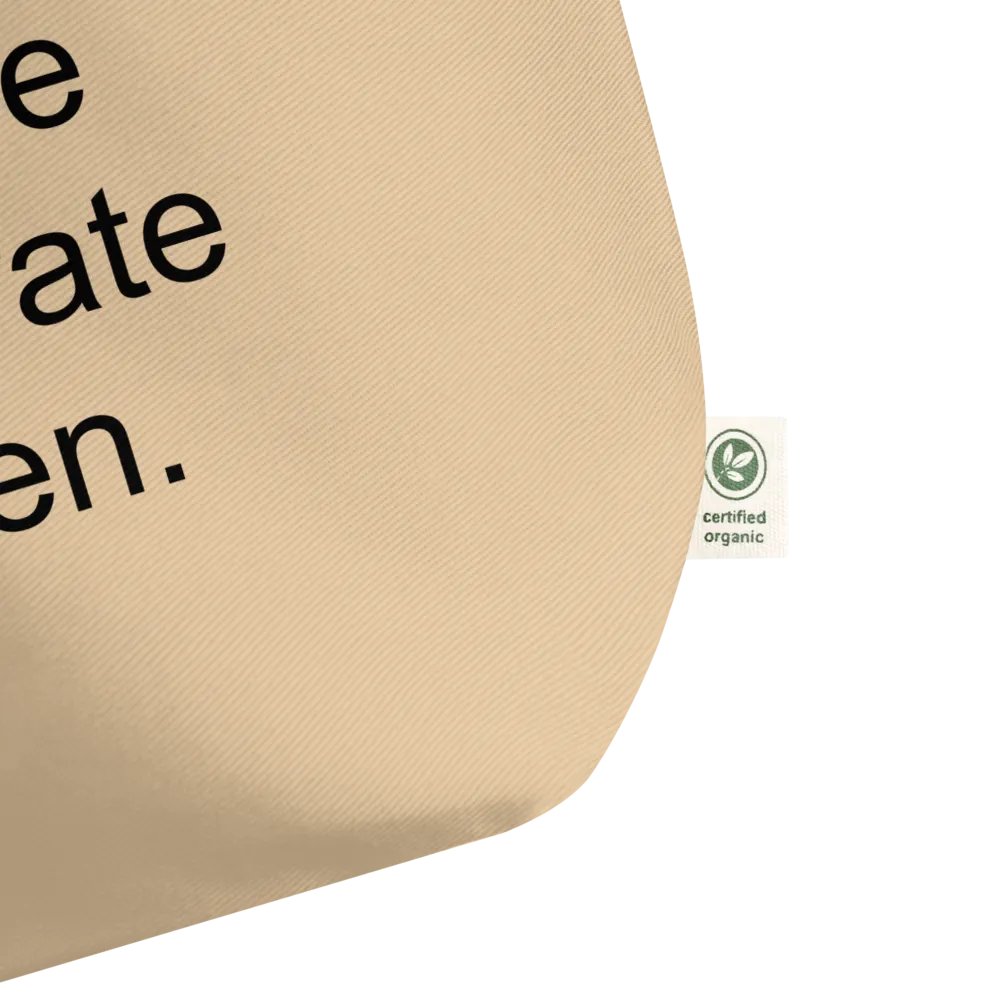 I refuse to tolerate gluten eco tote product image (3)