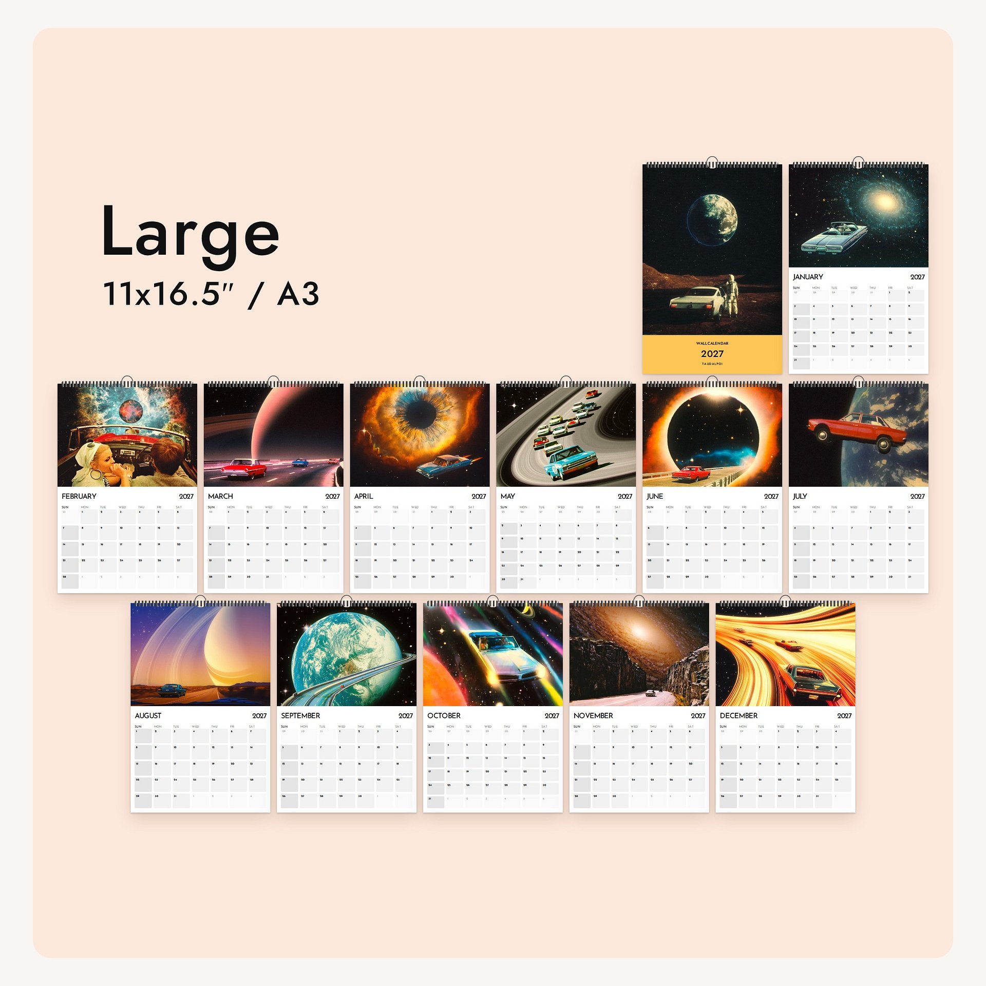 Intergalactic Road Trips 2027 Calendar product image (11)