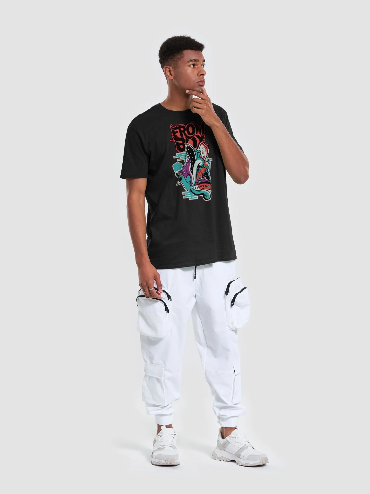 TROM BOY: Colorful Abstract Unisex T-Shirt product image (3)