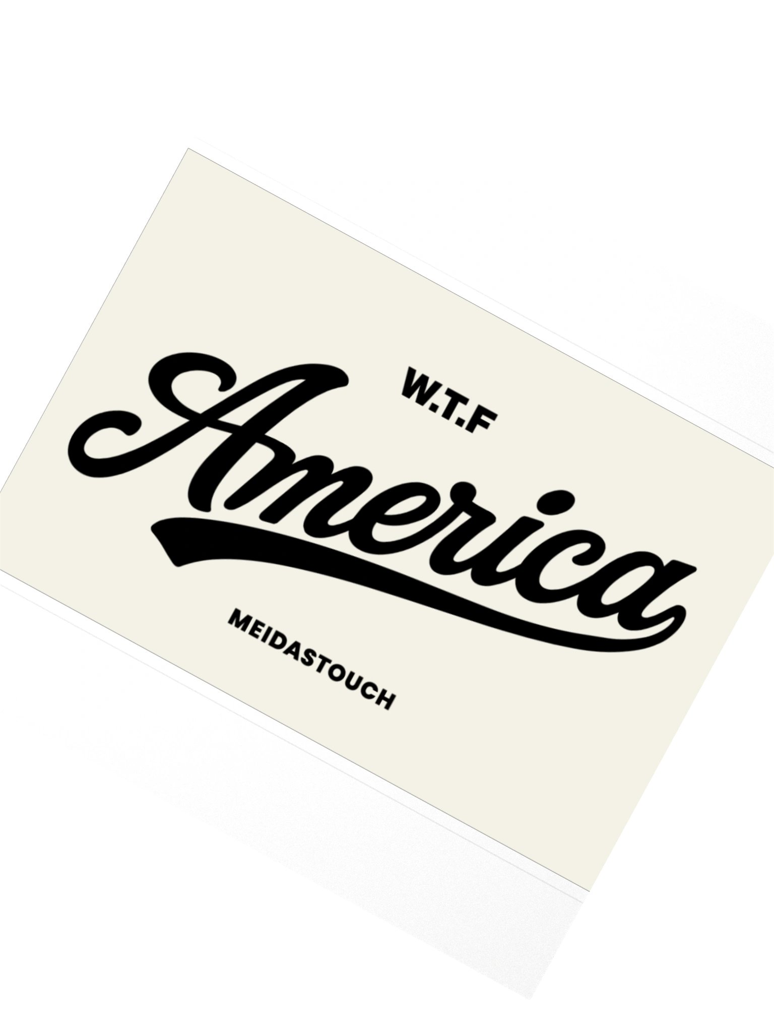 WTF America Sticker product image (2)