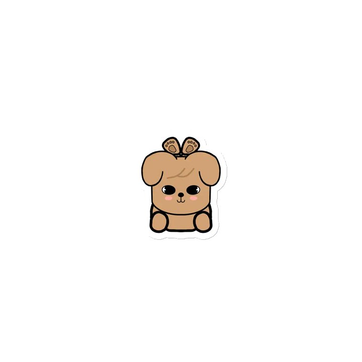 Laid down PuppyM magnet product image (1)