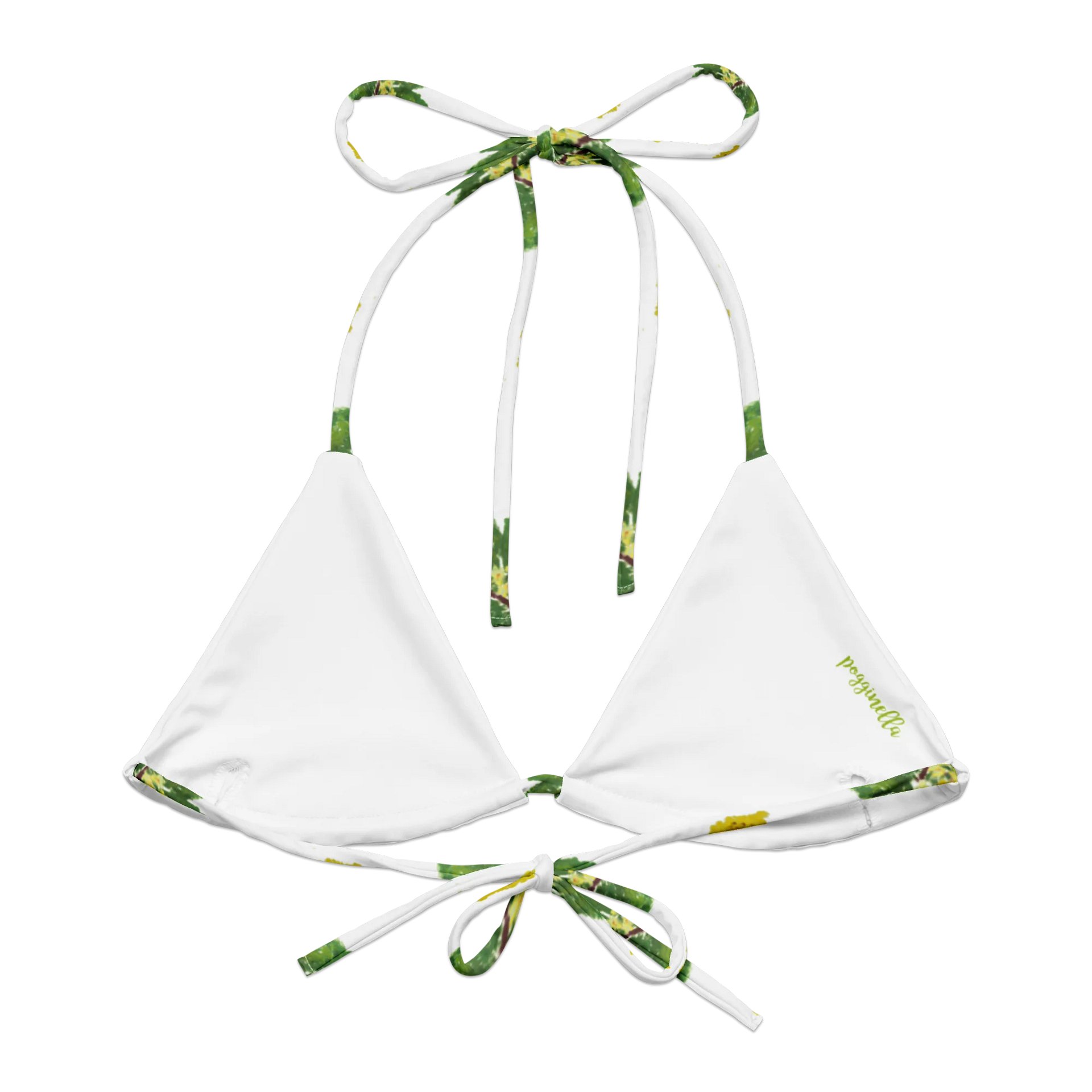 Lemon Love White Bikini Top product image (2)