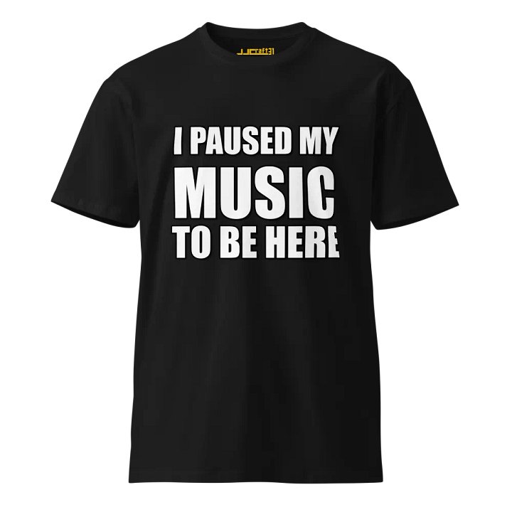 I Paused My Music Tee Shirt product image (1)