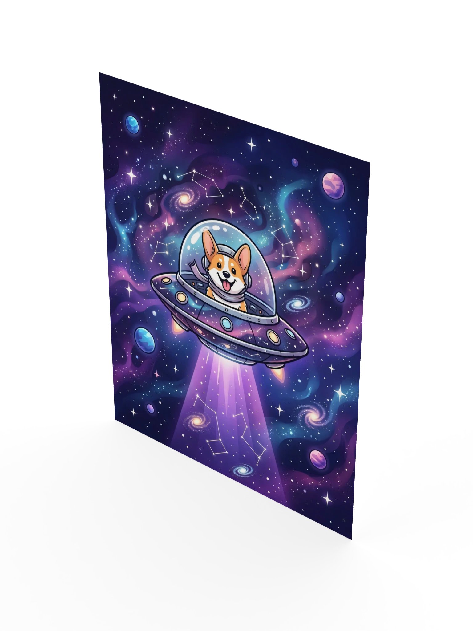 UFO Corgi Poster product image (17)