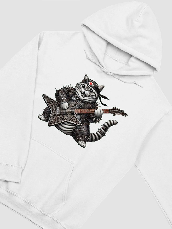 J-Pop Electric Guitar Cat Hoodie: Stylish Music Meets Feline Charm product image (9)