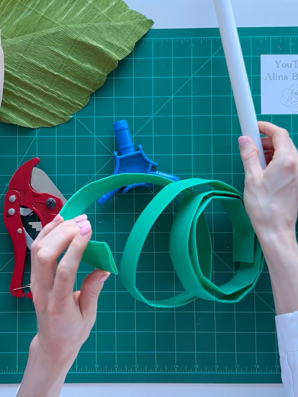 DIY Giant Paper English Rose: Templates from Video Tutorial + Materials Checklist product image (12)