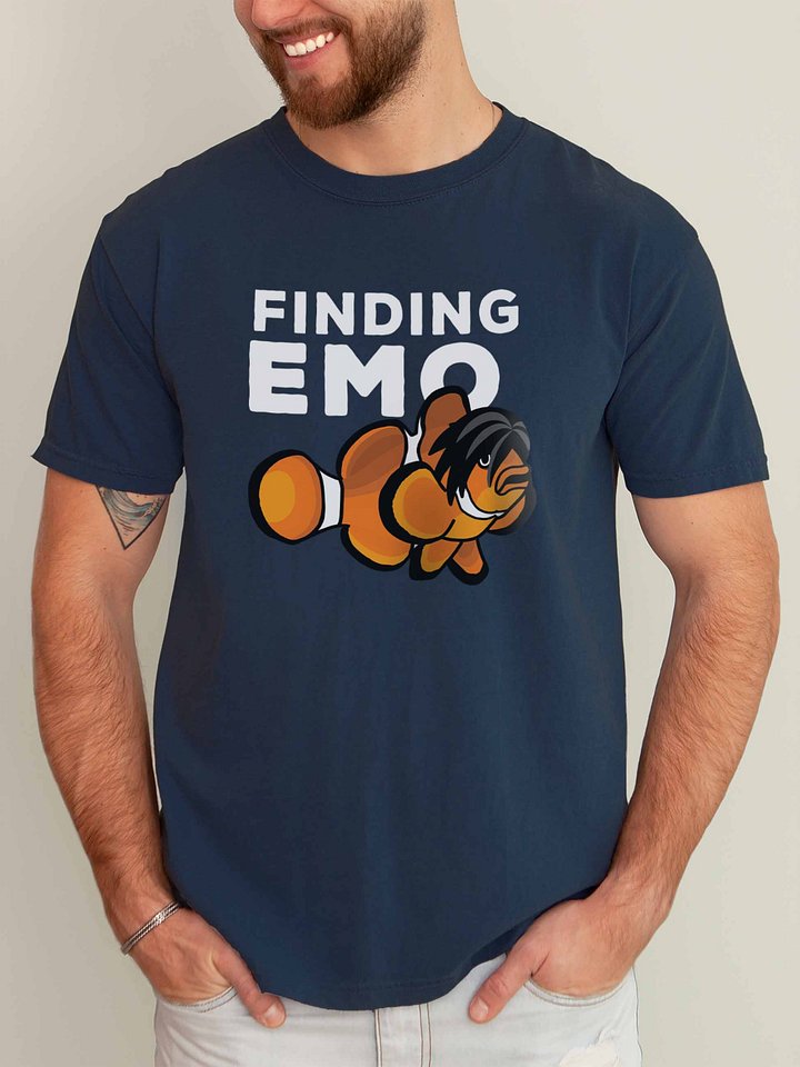 Finding Emo Clownfish T-Shirt for Reef Aquarium Lovers product image (2)
