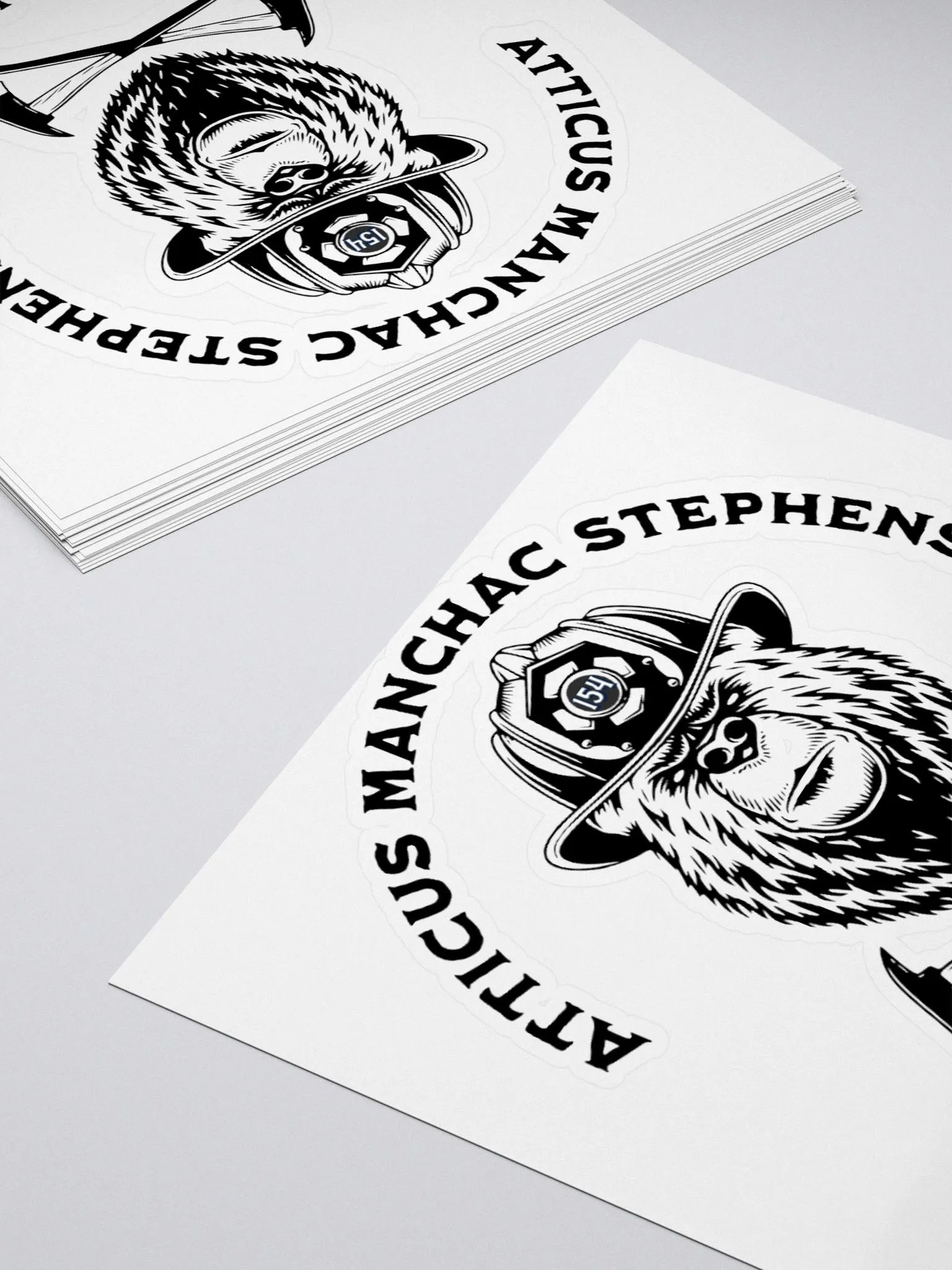 Fire Bear Stickers product image (1)