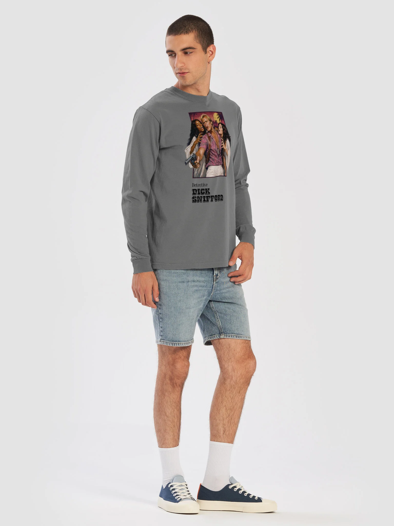 Dick Snifford Vampire Long Sleeve T-Shirt product image (7)