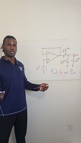 Negative Feedback Op-Amp Circuit - Solve for Power 

Follow me on: 
YouTube: https://www.youtube.com/@ProfessorGovalla
Instag...