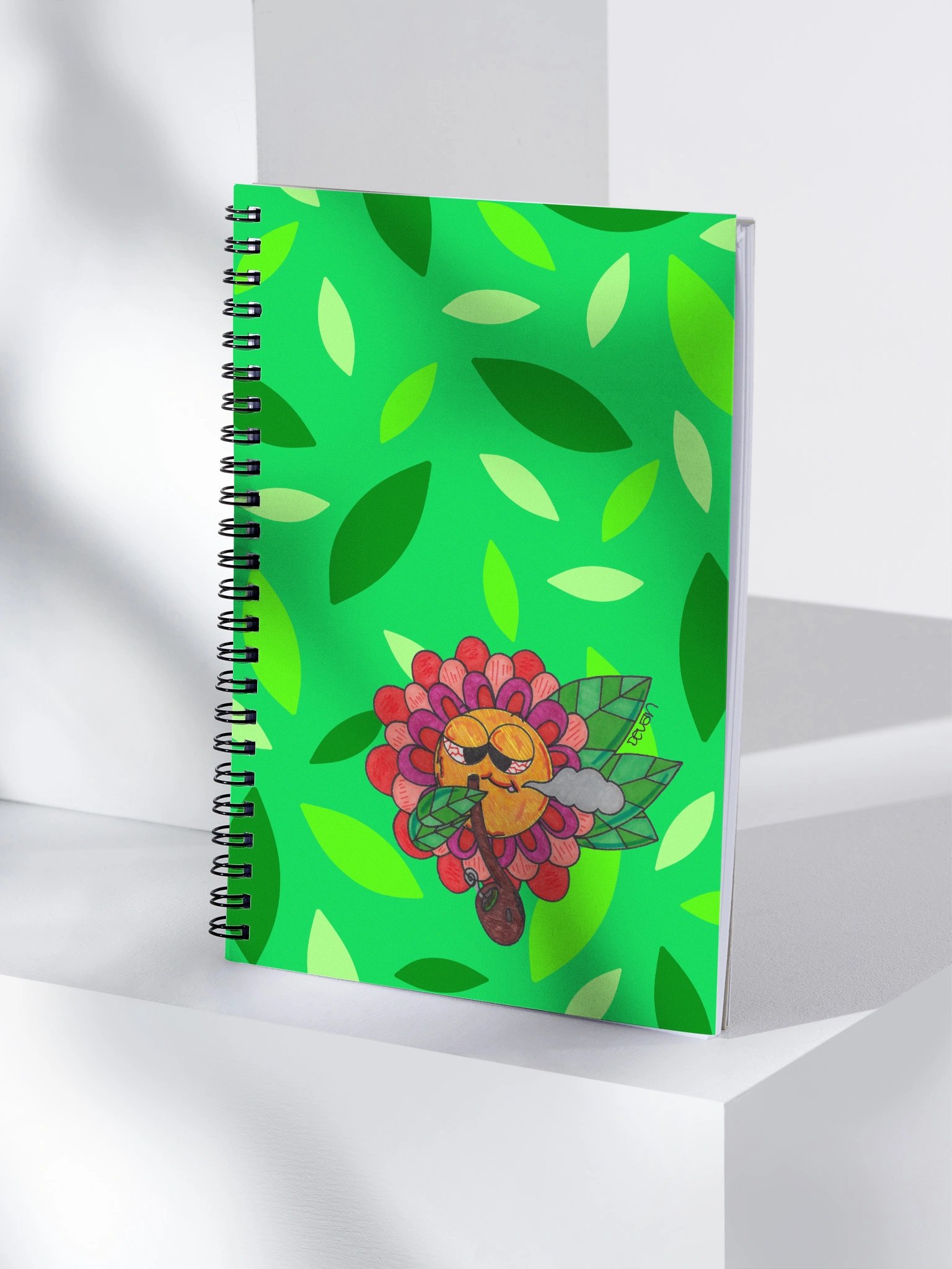 Red Stoner Flower Notebook product image (4)