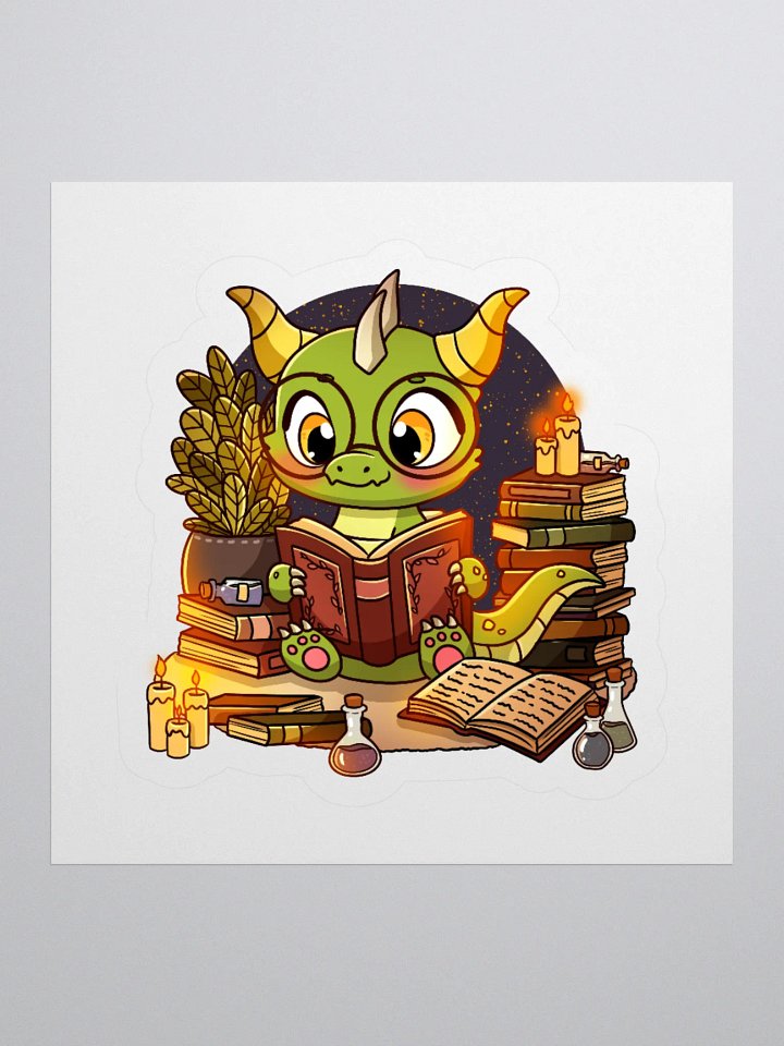 Book Dragon Sticker product image (3)