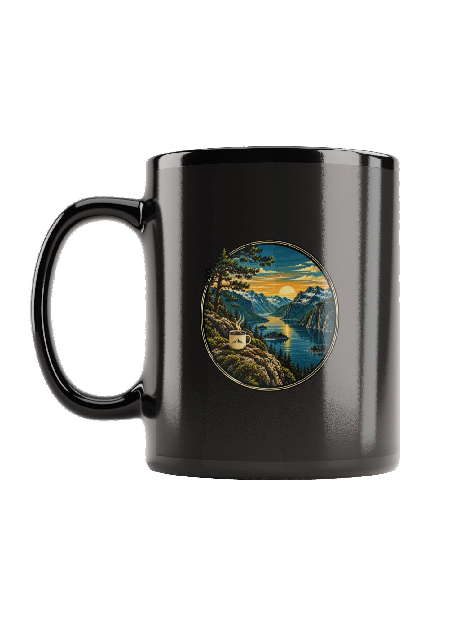 Mountain Sunrise – Coffee & Adventure Mug product image (1)