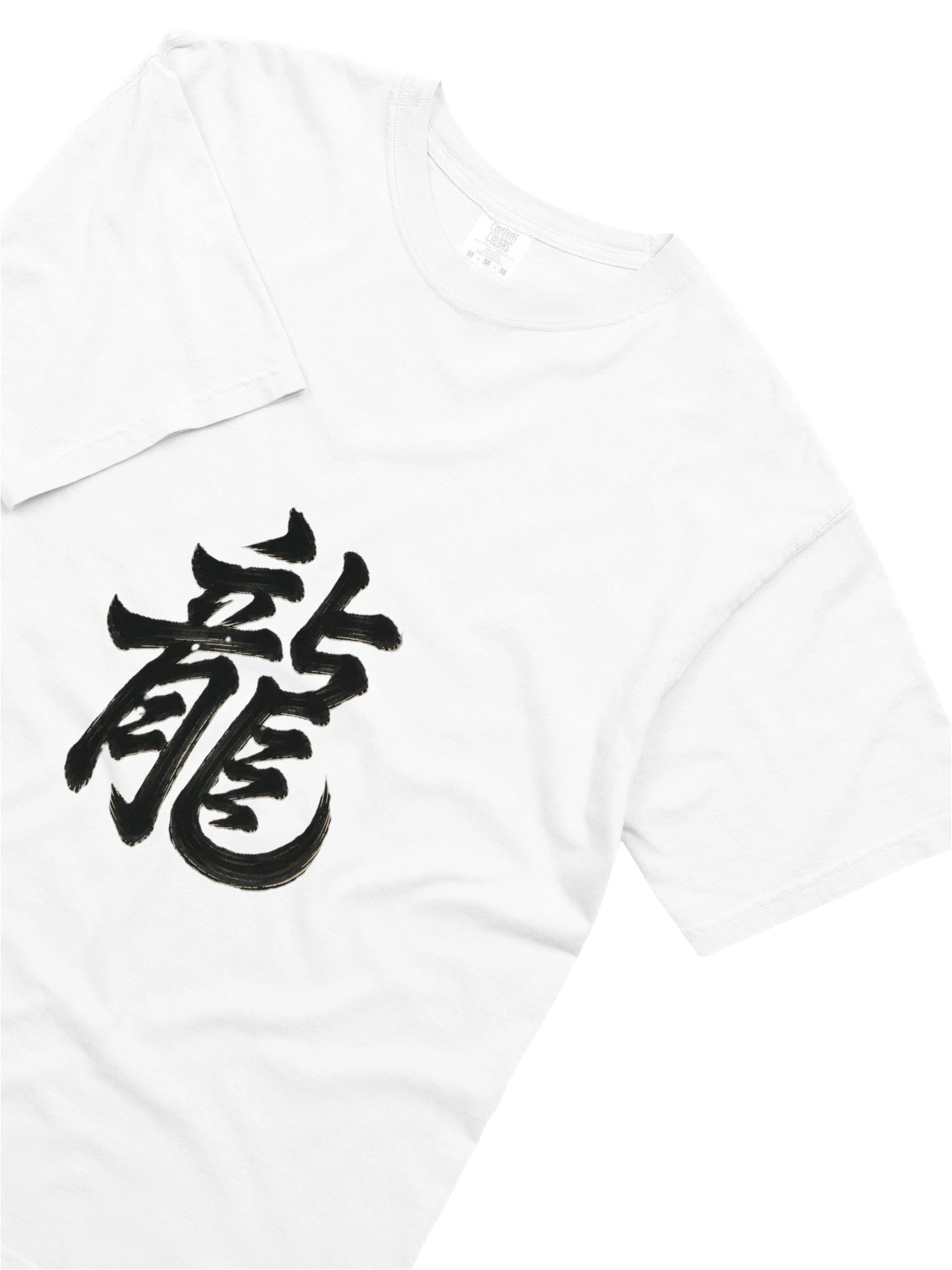 Dragon Omen Kanji Art from a Fallen Sengoku Battlefield - T-Shirt - Light Body - Front Print product image (5)