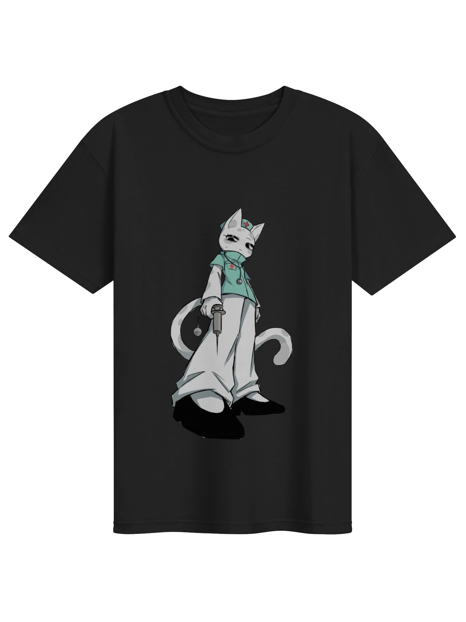 Half-Lidded Mercy T-Shirt – Cute Creepy Hospital Aesthetic Unisex Tee product image (7)