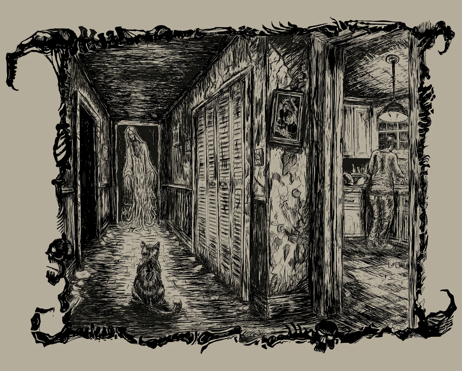 Phantom VII- In a Haunted House- B/W Print product image (1)