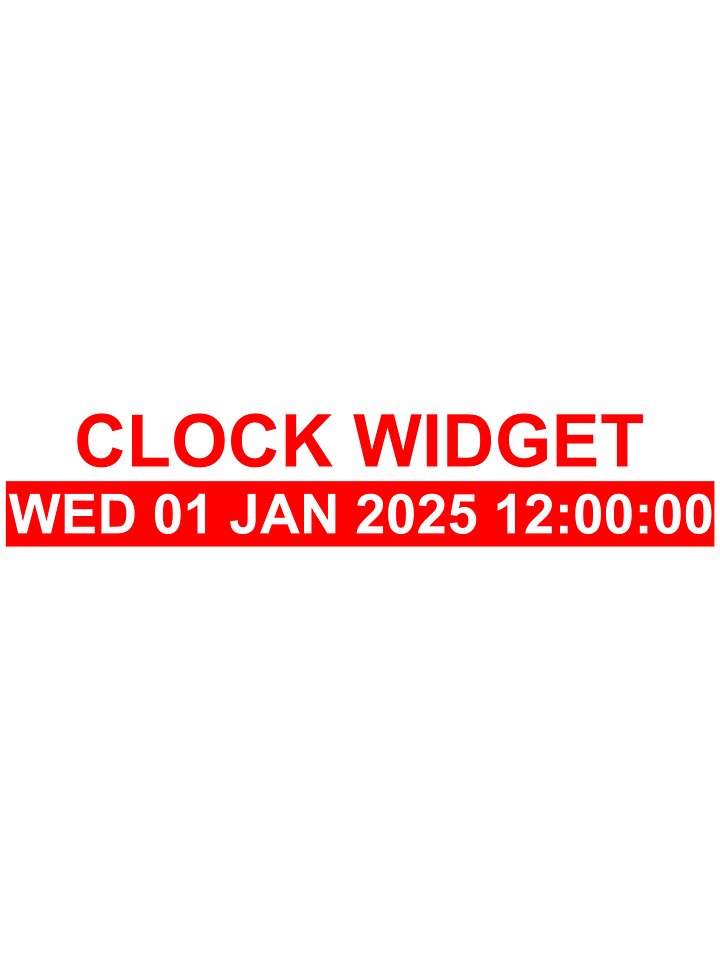 Clock Widget product image (1)