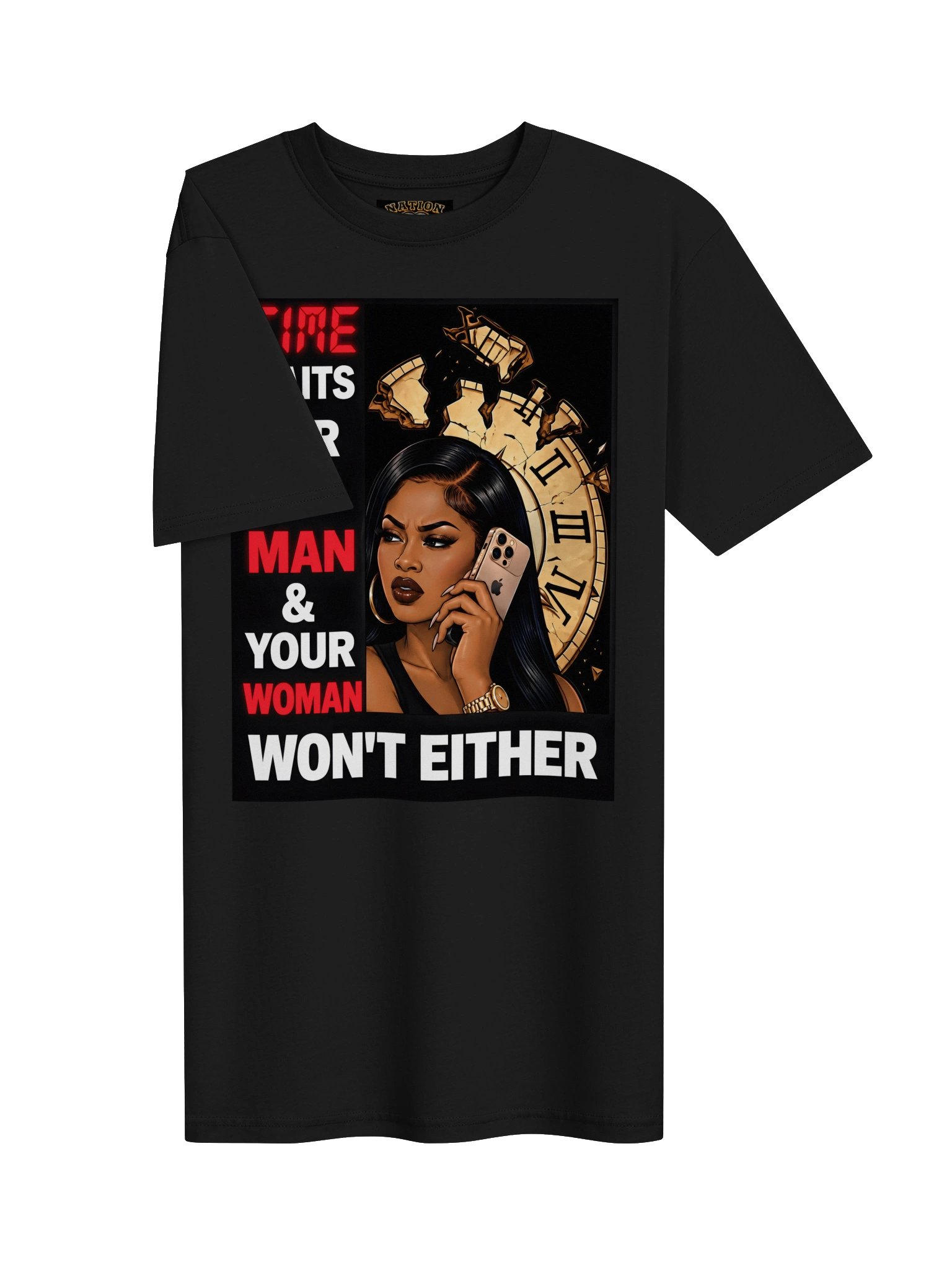 Time Waits No One Graphic Tee product image (3)