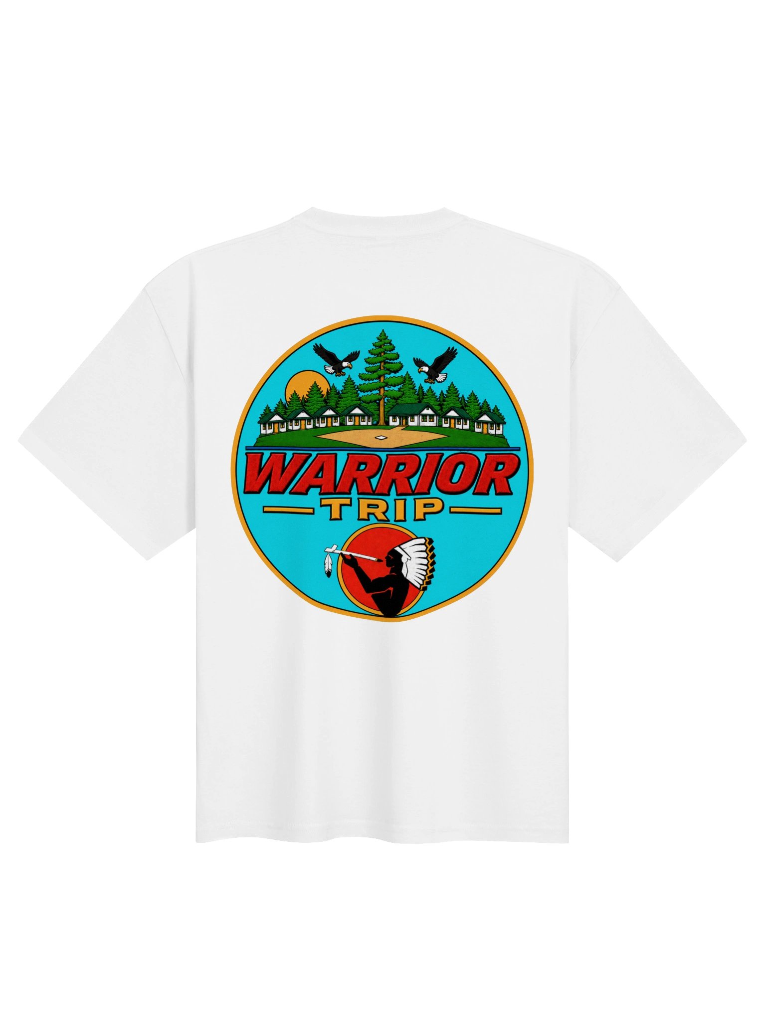 Warrior VIII Oversized Tee (White) product image (4)