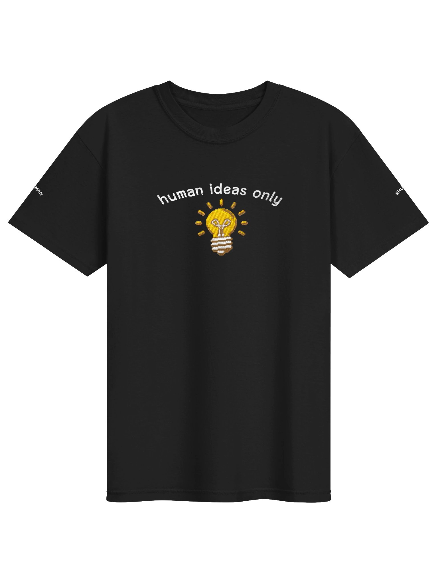 human ideas only | Embroidered Tee product image (1)