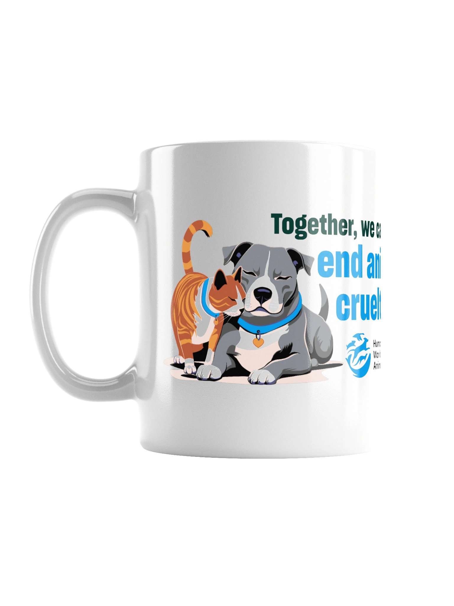 Together, we can end animal cruelty - Mug product image (1)