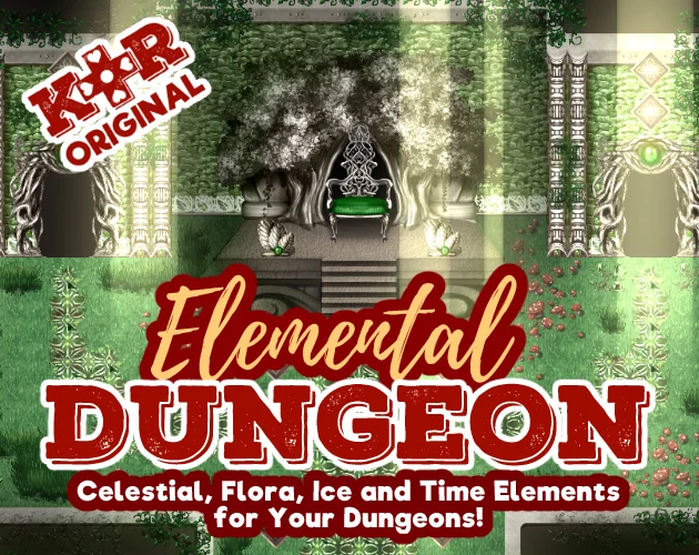 KR Elemental Dungeon Tiles Part 2 - Celestial, Flora, Ice and Time product image (1)