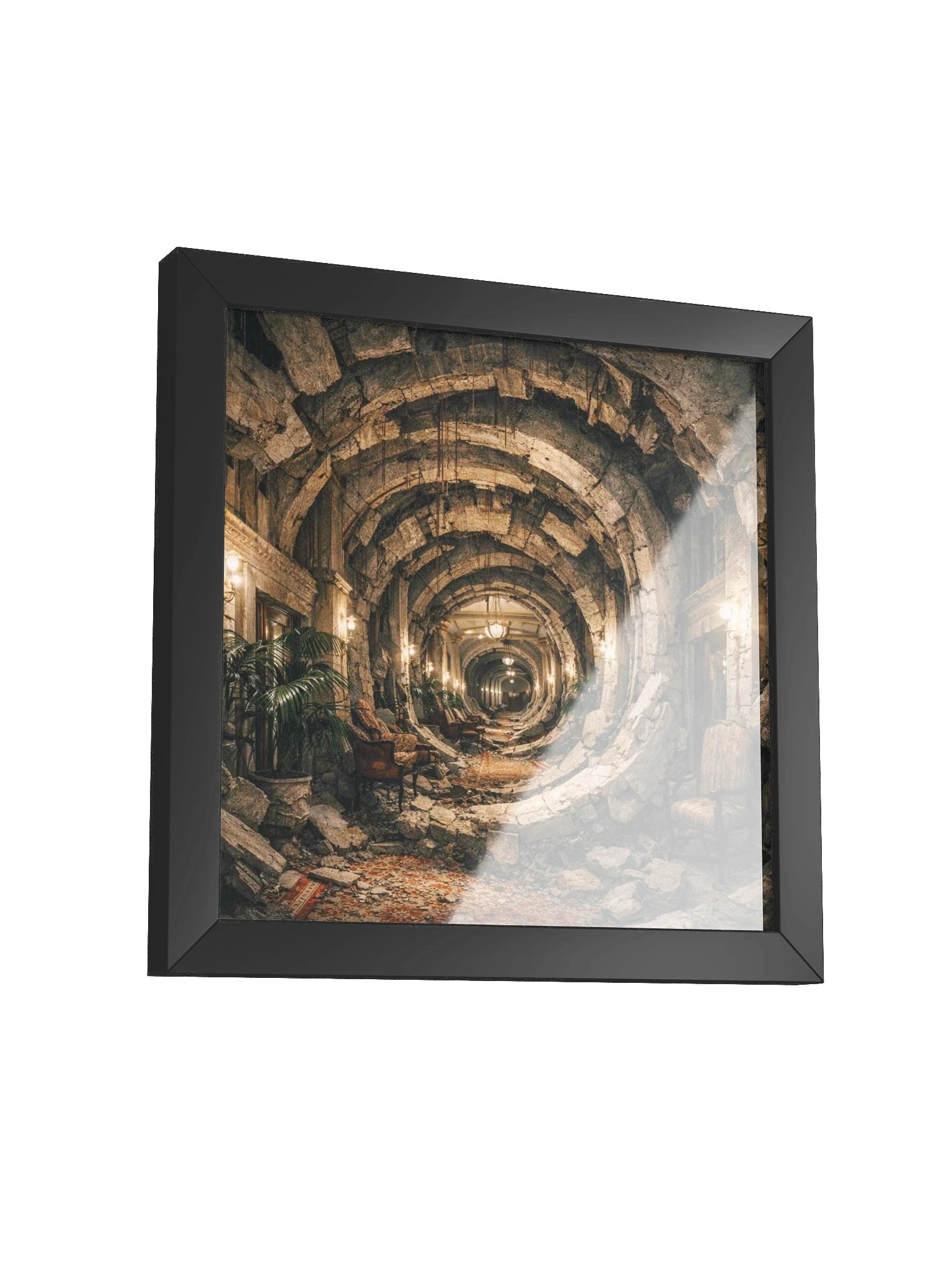 Surreal Hotel Corridor – Concrete Collapse product image (3)
