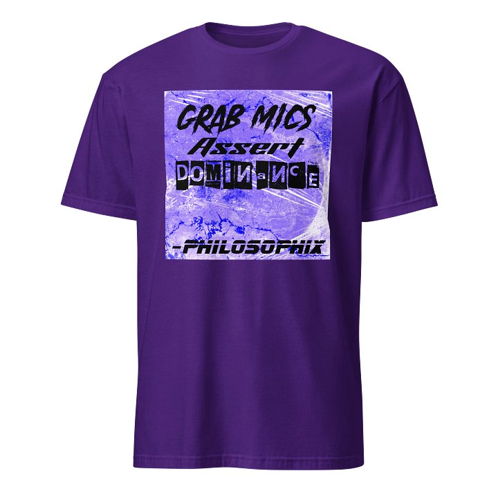 Grab Mics Assert Dominance Shirt Purple product image (1)