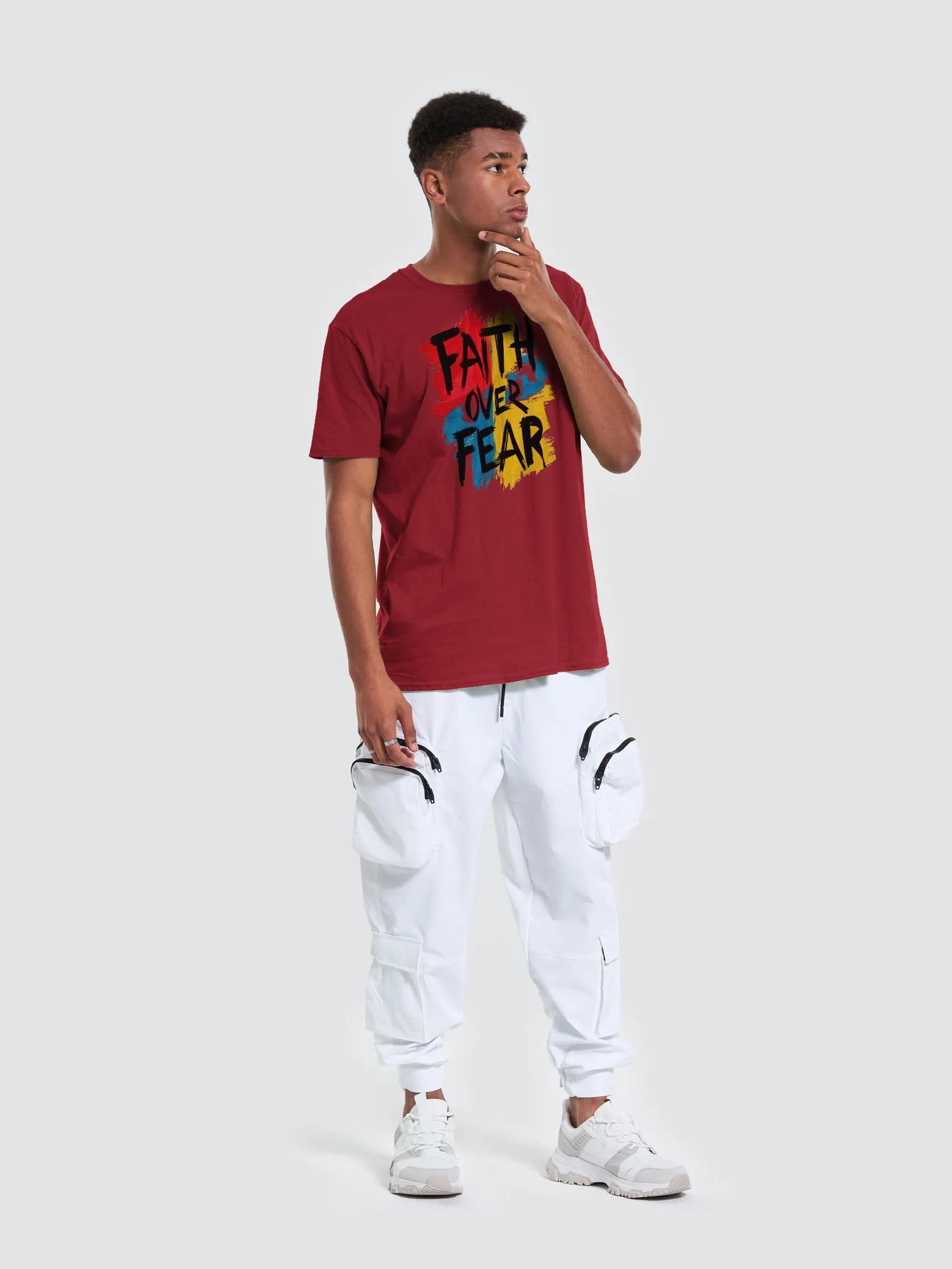 Faith Over Fear Unisex T-Shirt product image (3)