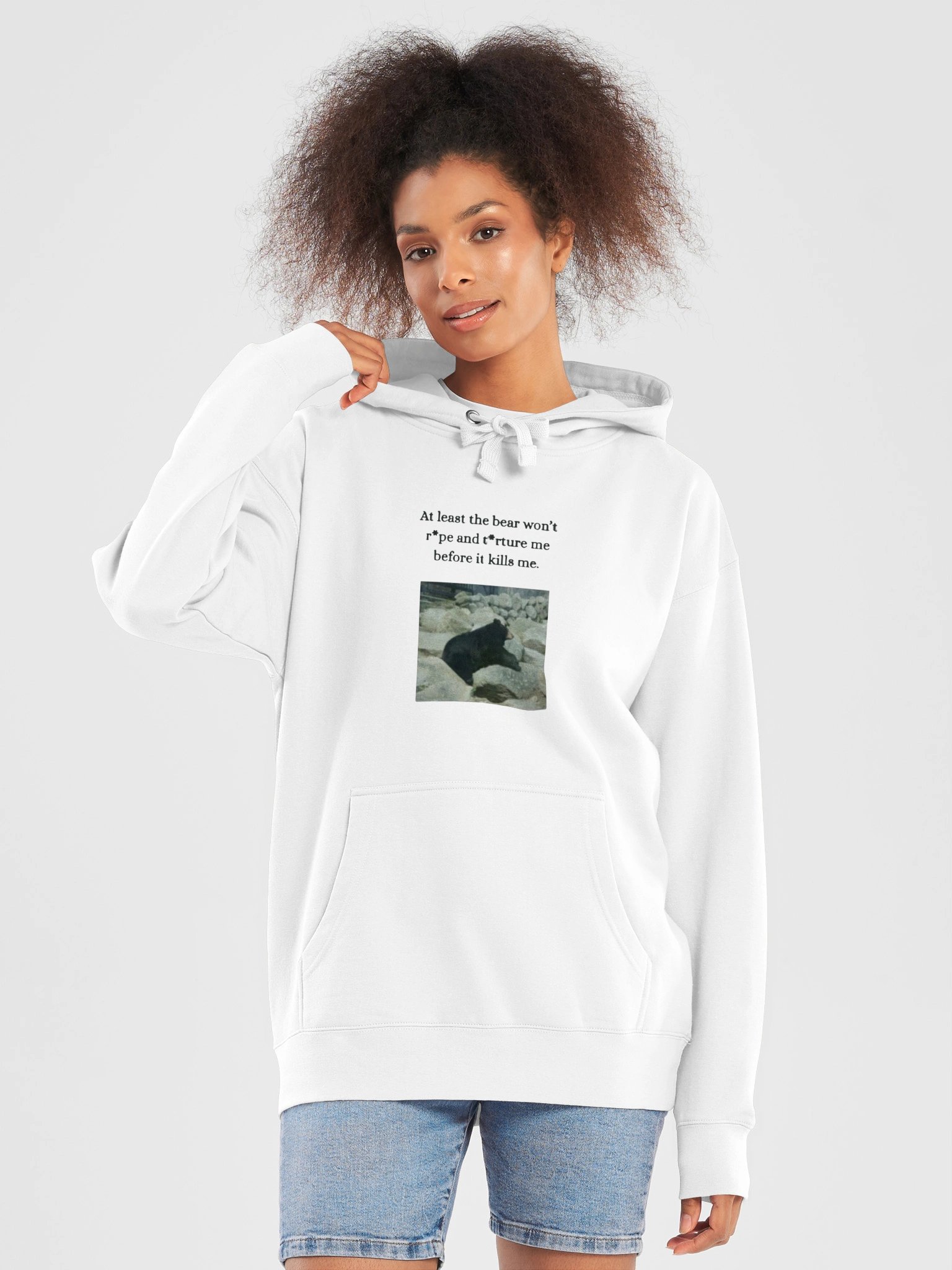 The Bear Cotton Heritage Unisex Premium Hoodie product image (5)
