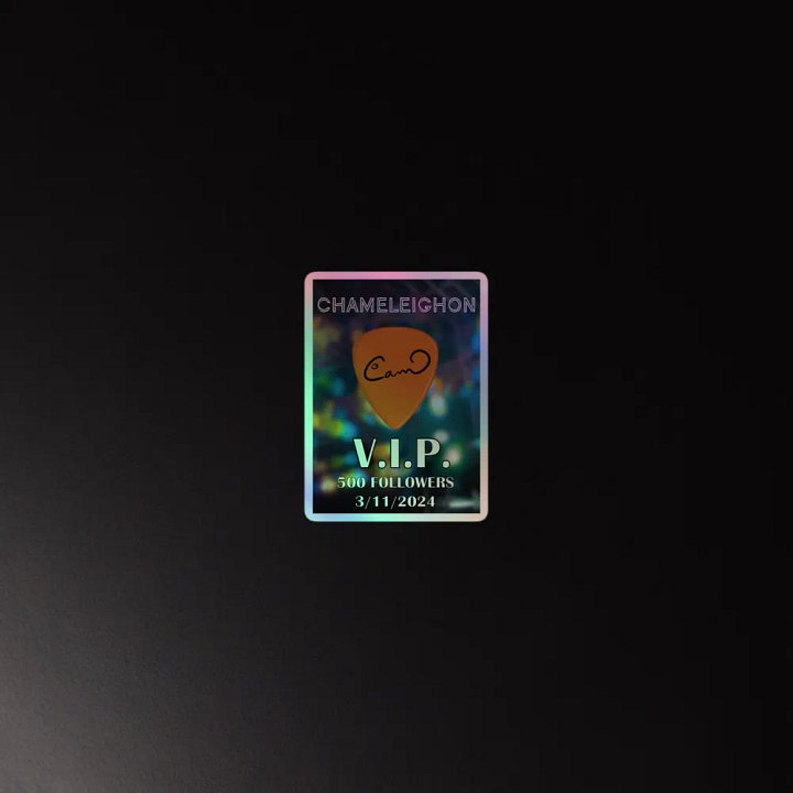 LIMITED EDITION - 500 Follower Holographic Sticker product image (2)