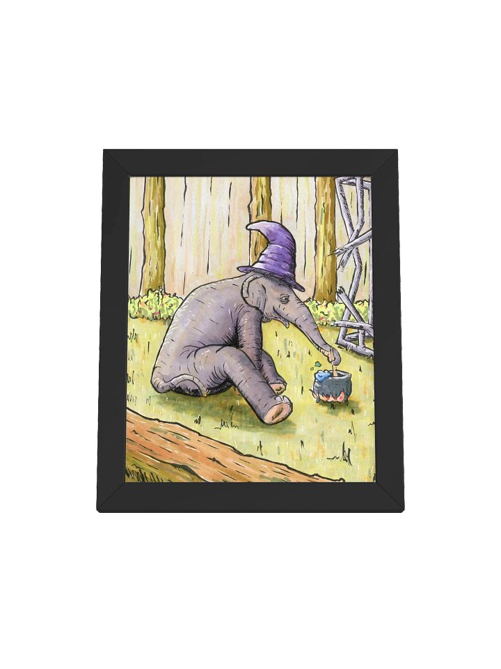 Elephant Witch Framed Print product image (2)