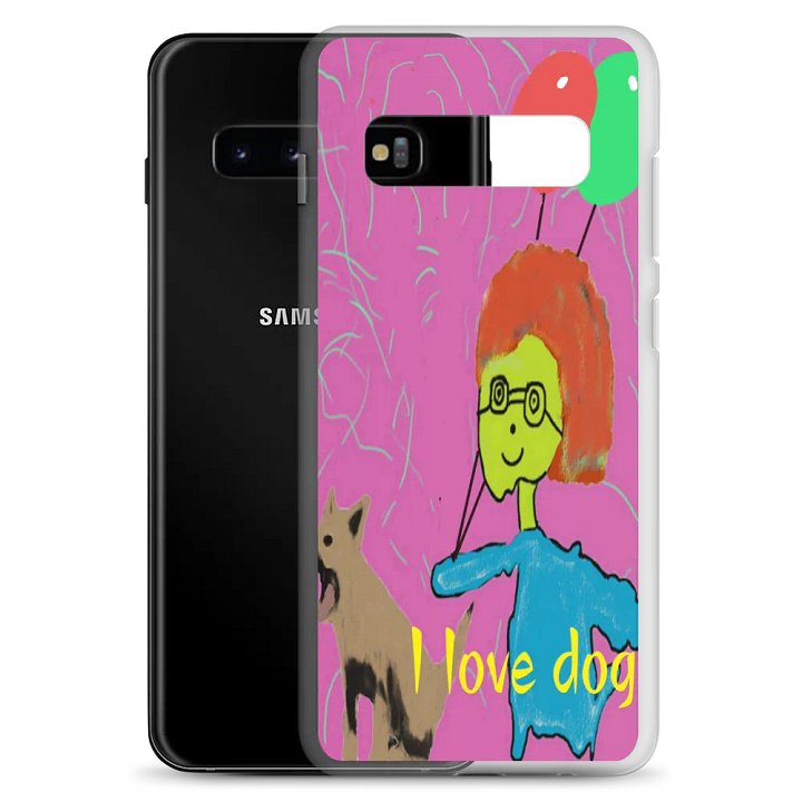 Clear Case for Samsung®: i love dog product image (20)