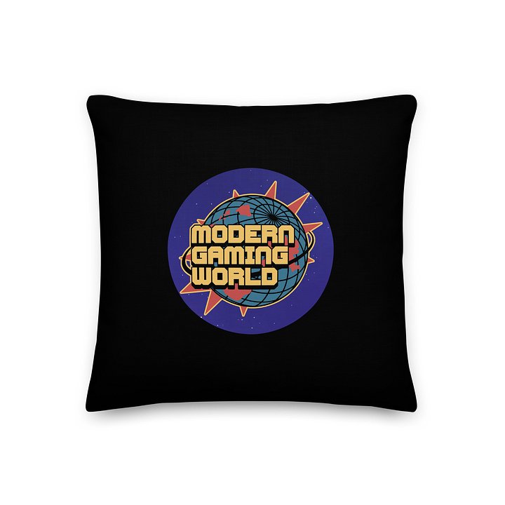 Black ModernGamingWorld All-Over Print Premium Pillow product image (1)