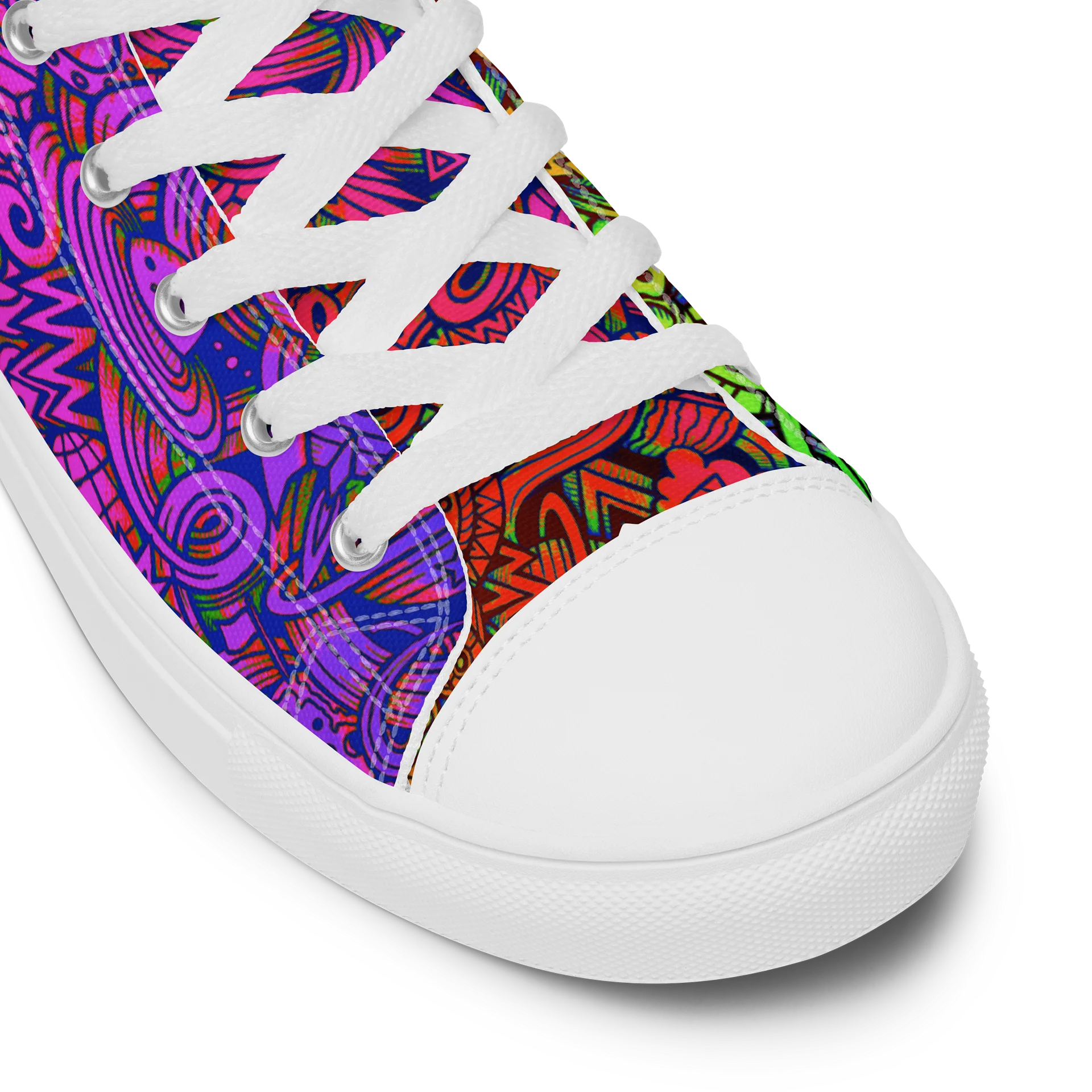 Rainbow Space Scribble - Women's High Tops | #MadeByMELO product image (6)