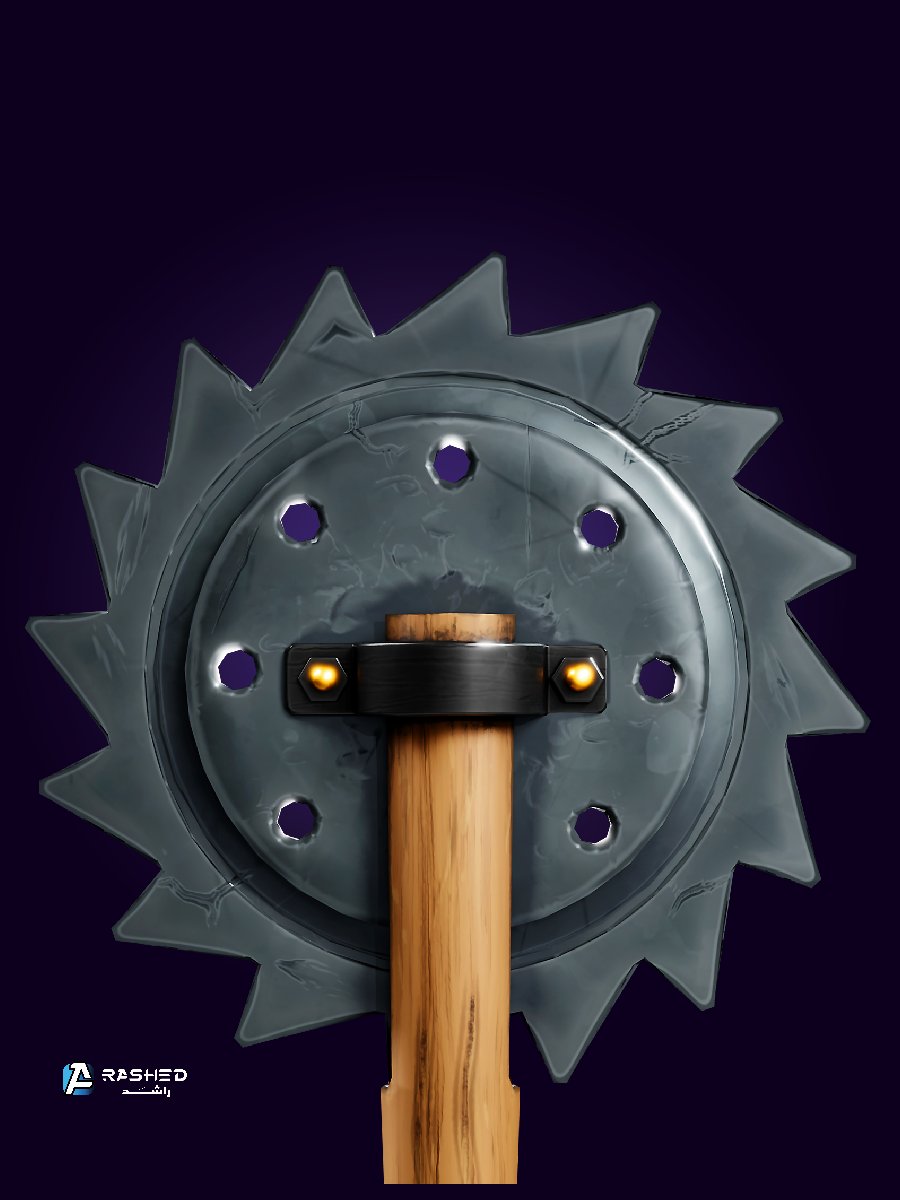 Stylized Sawblade Bat | عصا بيسبول ستايل product image (3)