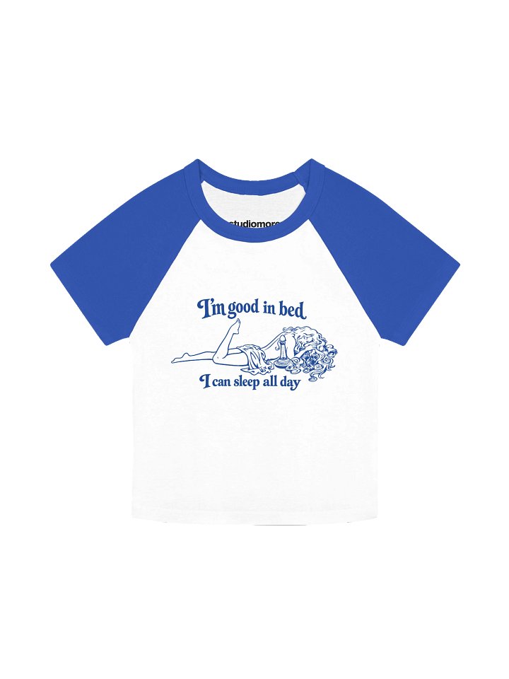 Good in bed — Raglan Baby Tee product image (2)
